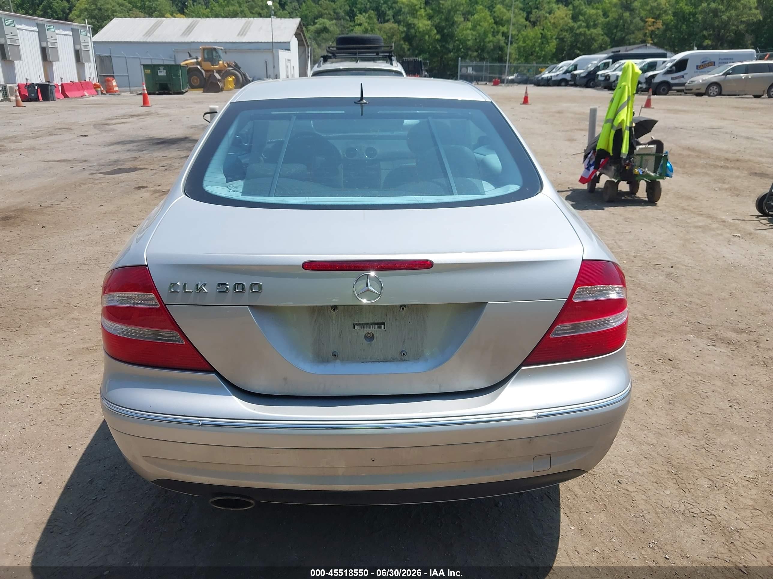 2003 Mercedes-benz Clk 500   Silver vin: WDBTJ75J83F053310
