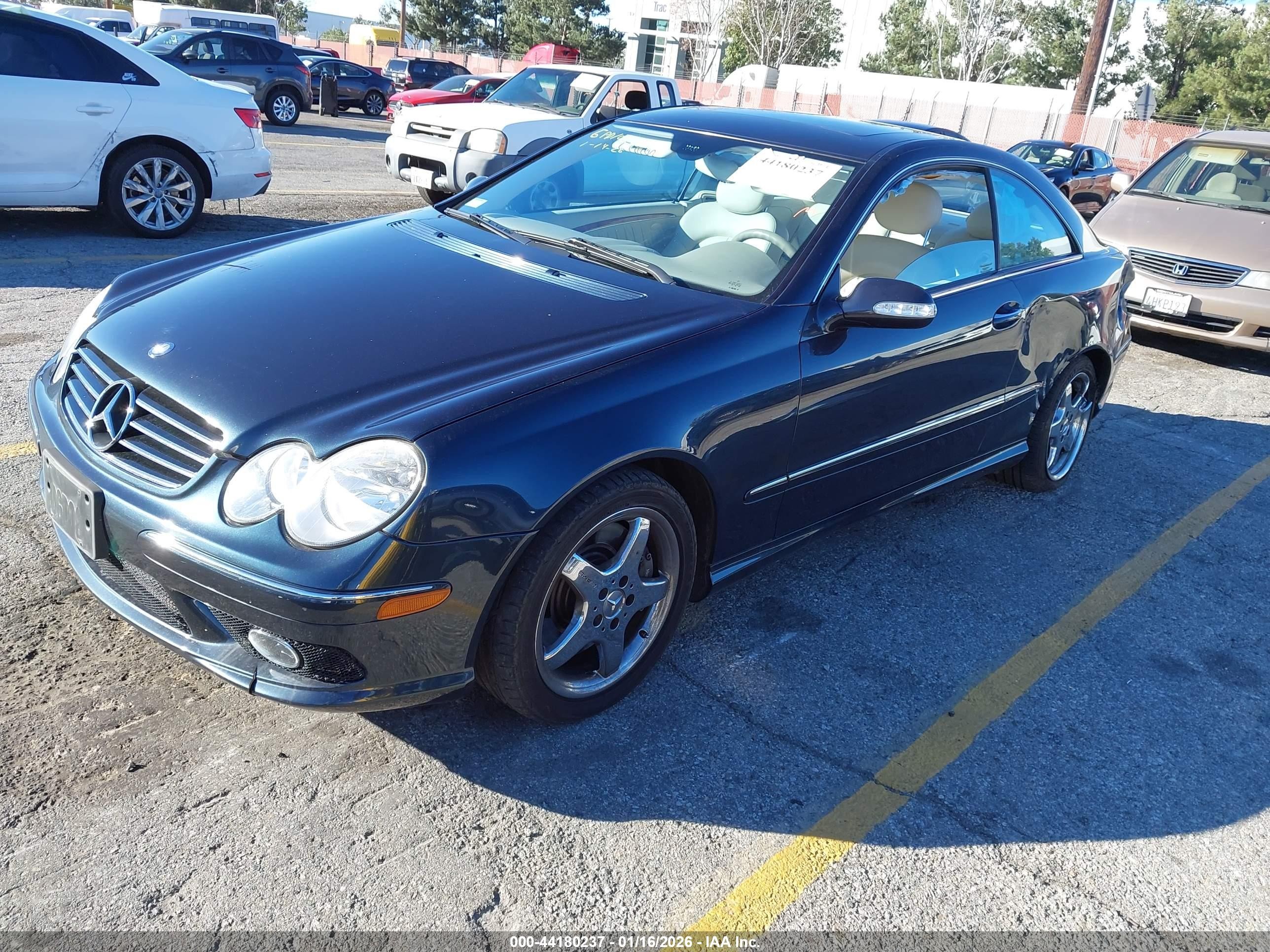 2003 Mercedes-benz Clk 500   Black vin: WDBTJ75J83F059558
