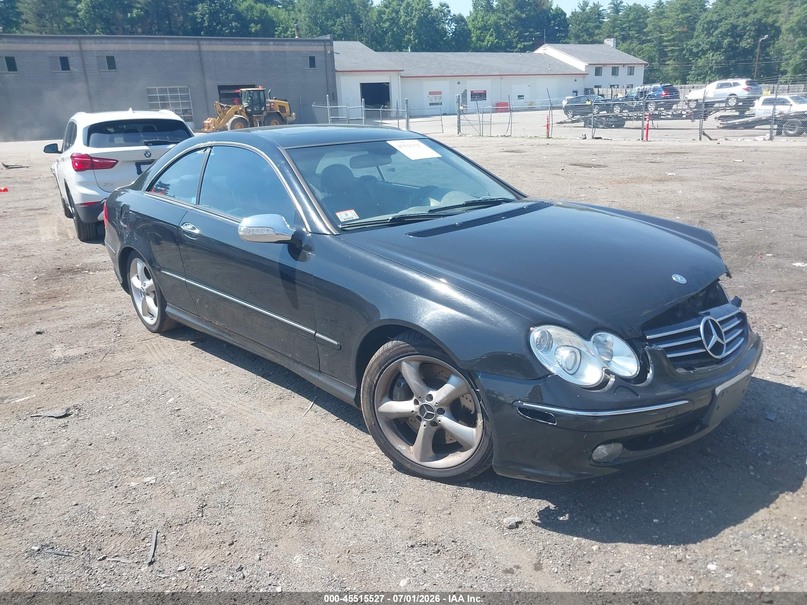 2004 Mercedes-benz Clk 500   Black vin: WDBTJ75J84F103236