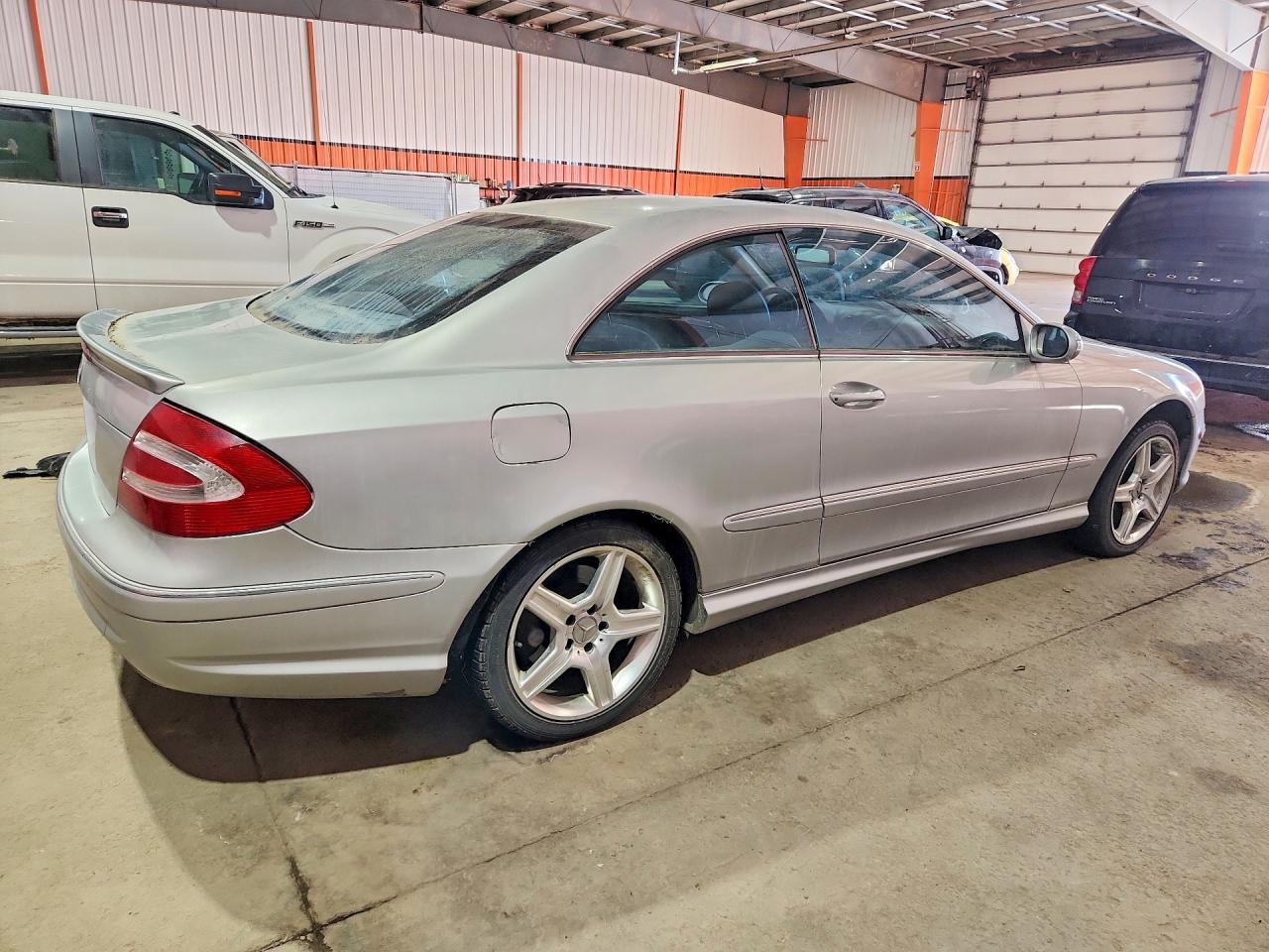 2003 Mercedes-benz Clk 500 Silver vin: WDBTJ75J93F010238