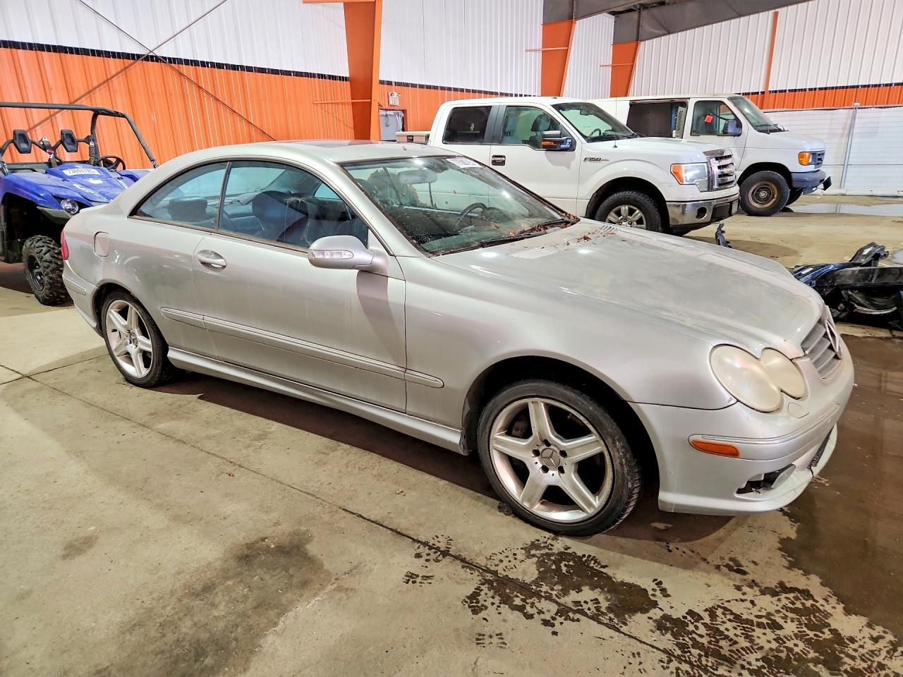 2003 Mercedes-benz Clk 500 Silver vin: WDBTJ75J93F010238