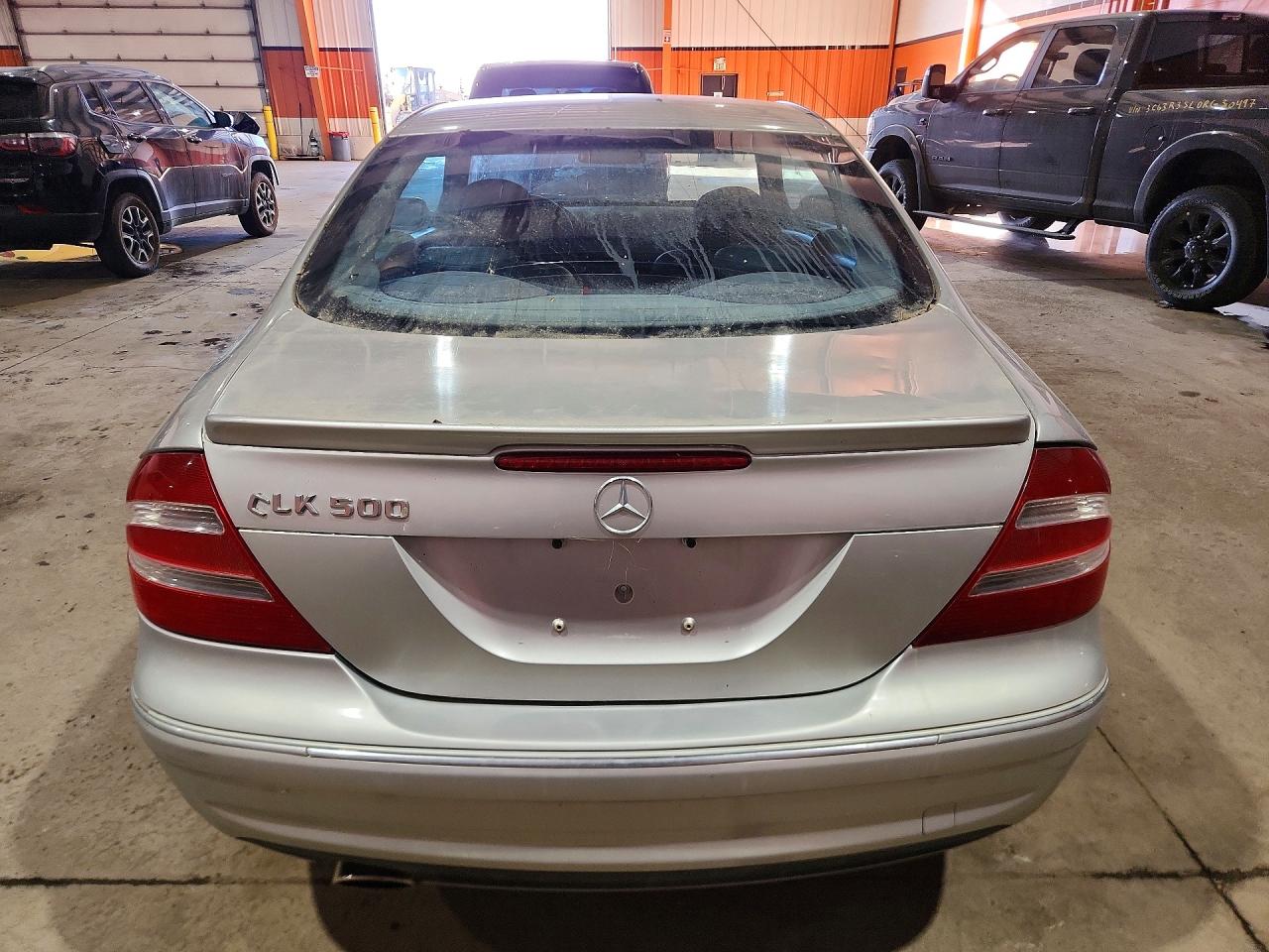 2003 Mercedes-benz Clk 500 Silver vin: WDBTJ75J93F010238