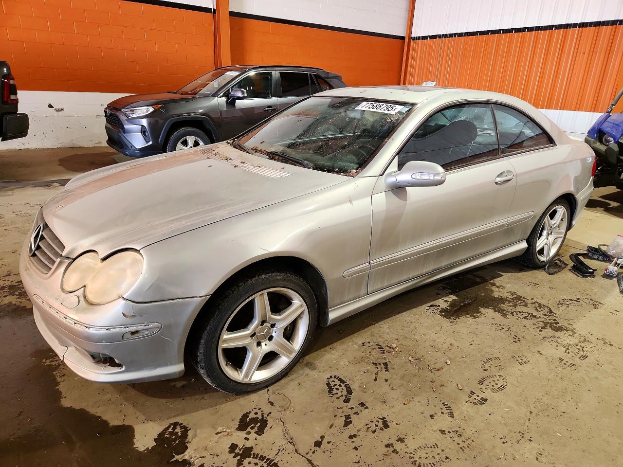 2003 Mercedes-benz Clk 500 Серебряный vin: WDBTJ75J93F010238