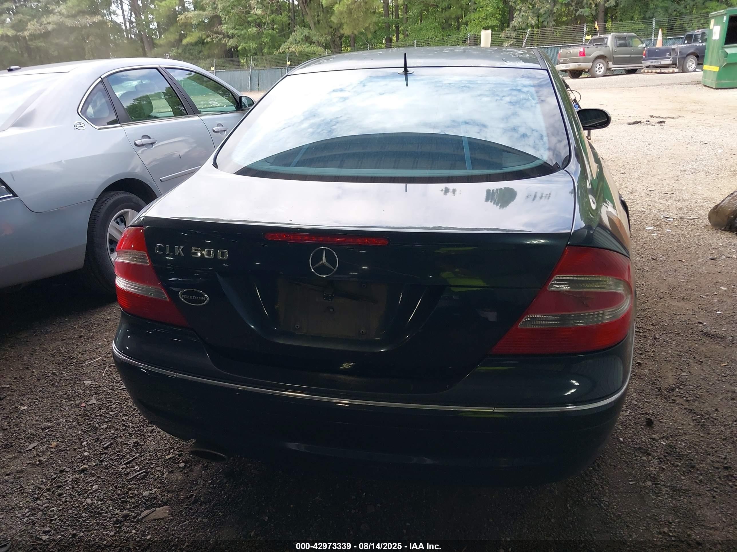 2003 Mercedes-benz Clk 500   Blue vin: WDBTJ75J93F052568