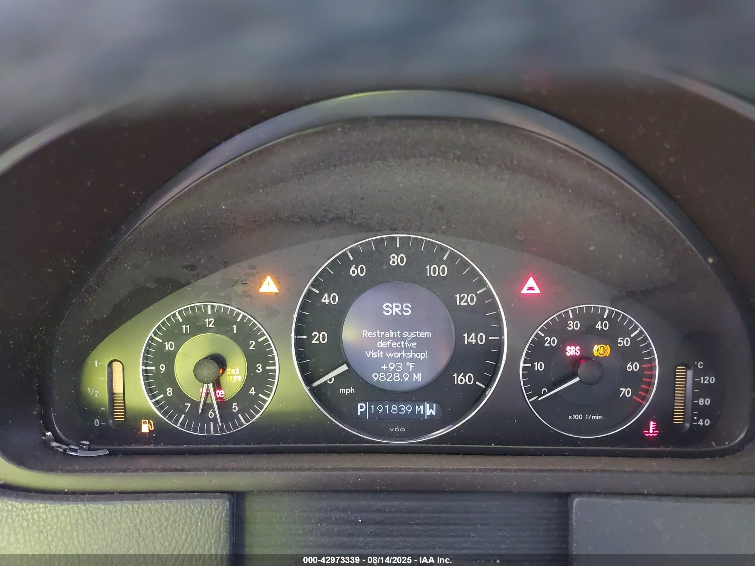 2003 Mercedes-benz Clk 500   Blue vin: WDBTJ75J93F052568