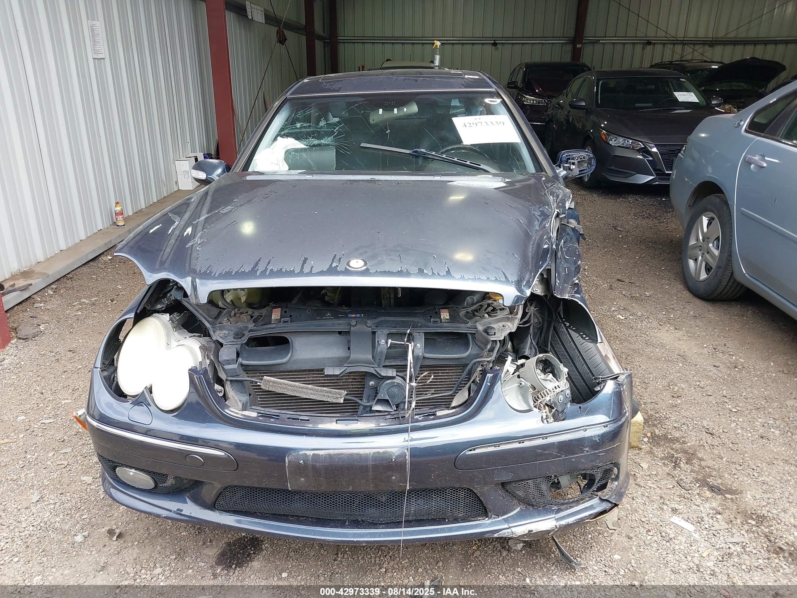 2003 Mercedes-benz Clk 500   Blue vin: WDBTJ75J93F052568