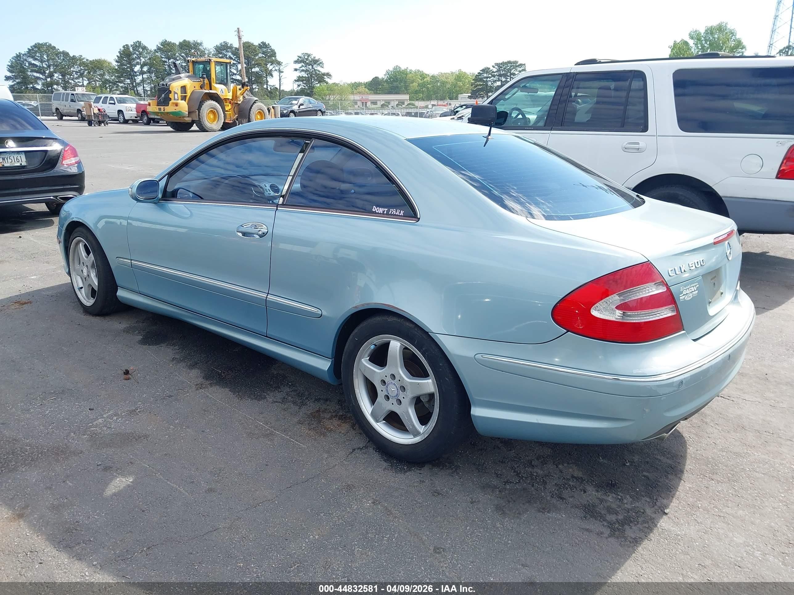 2004 Mercedes-benz Clk 500   Blue vin: WDBTJ75J94F086639
