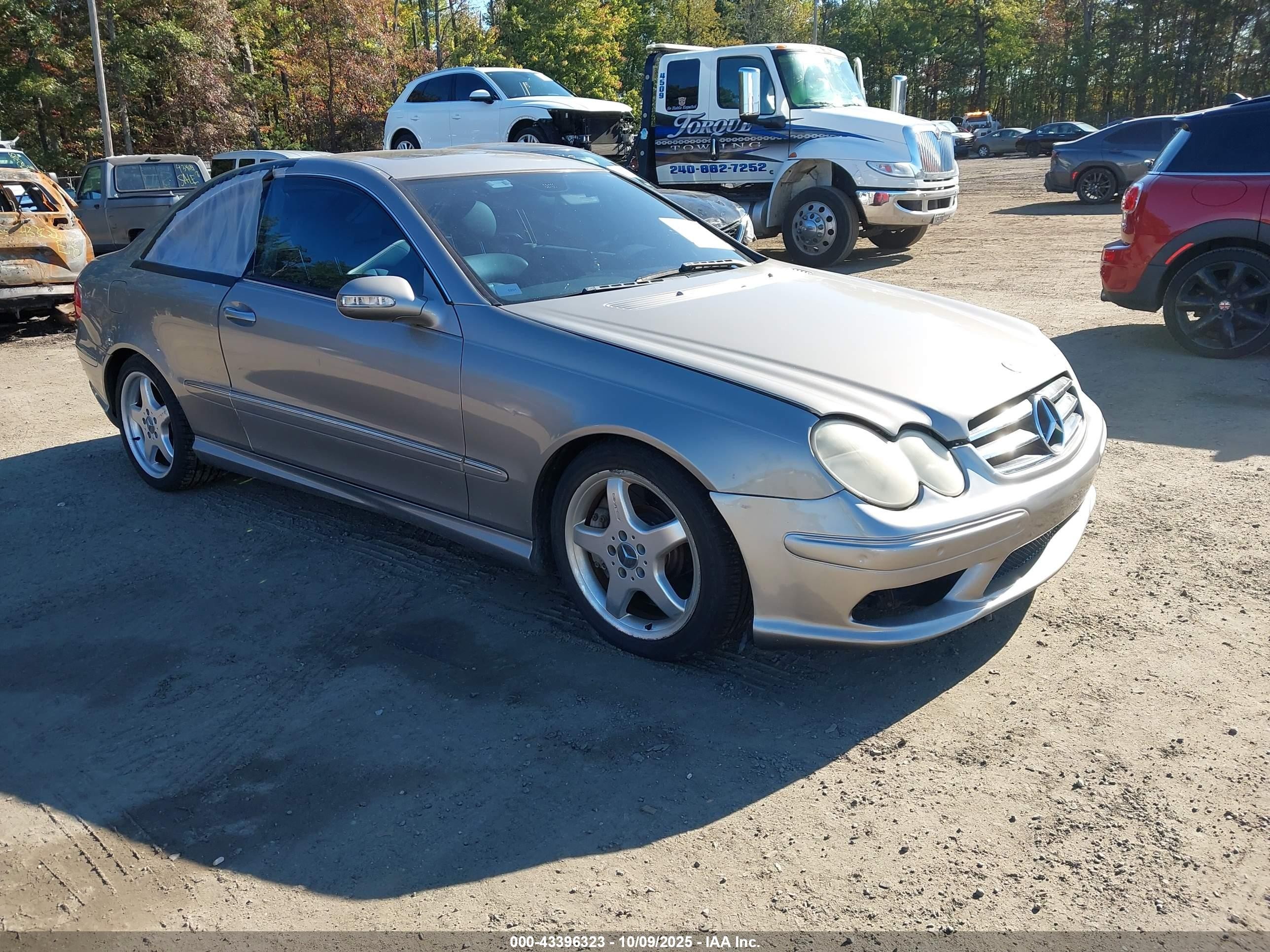 2003 Mercedes-benz Clk 500 Silver vin: WDBTJ75JX3F057844
