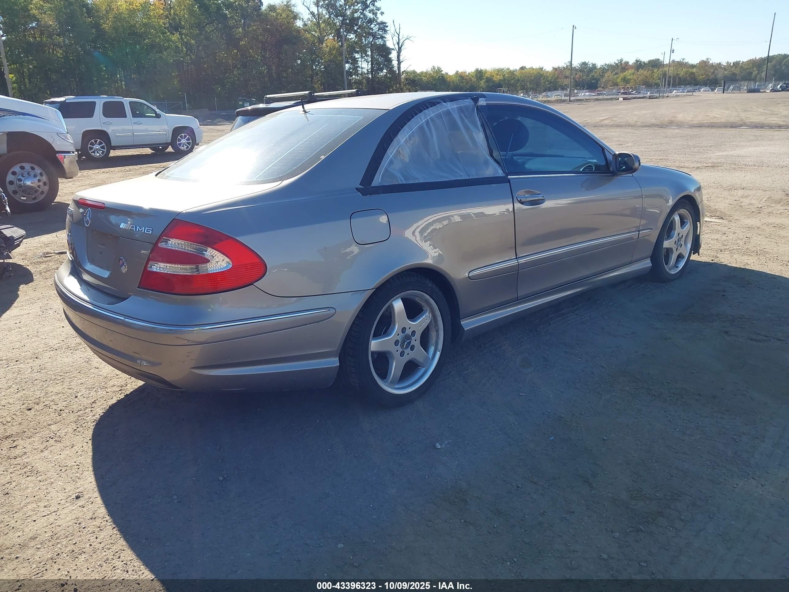 2003 Mercedes-benz Clk 500 Silver vin: WDBTJ75JX3F057844