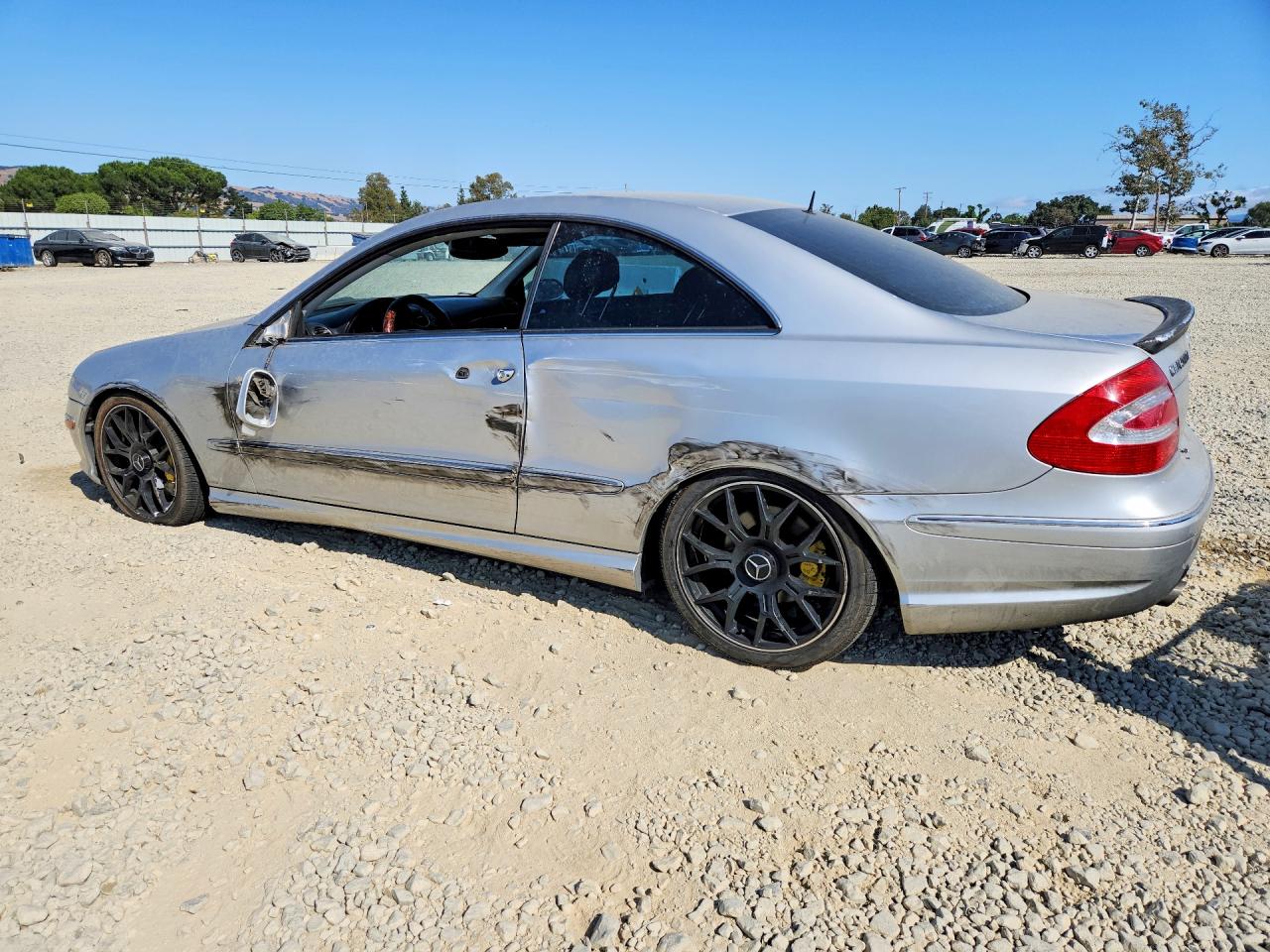 2005 Mercedes-benz Clk 500 Silver vin: WDBTJ75JX5F133694