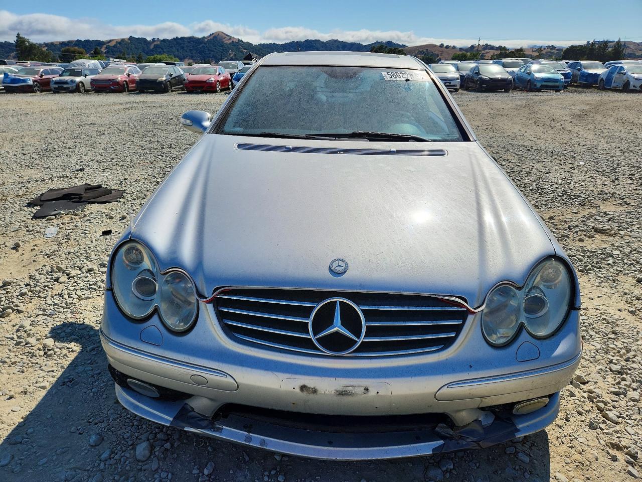 2005 Mercedes-benz Clk 500 Silver vin: WDBTJ75JX5F133694