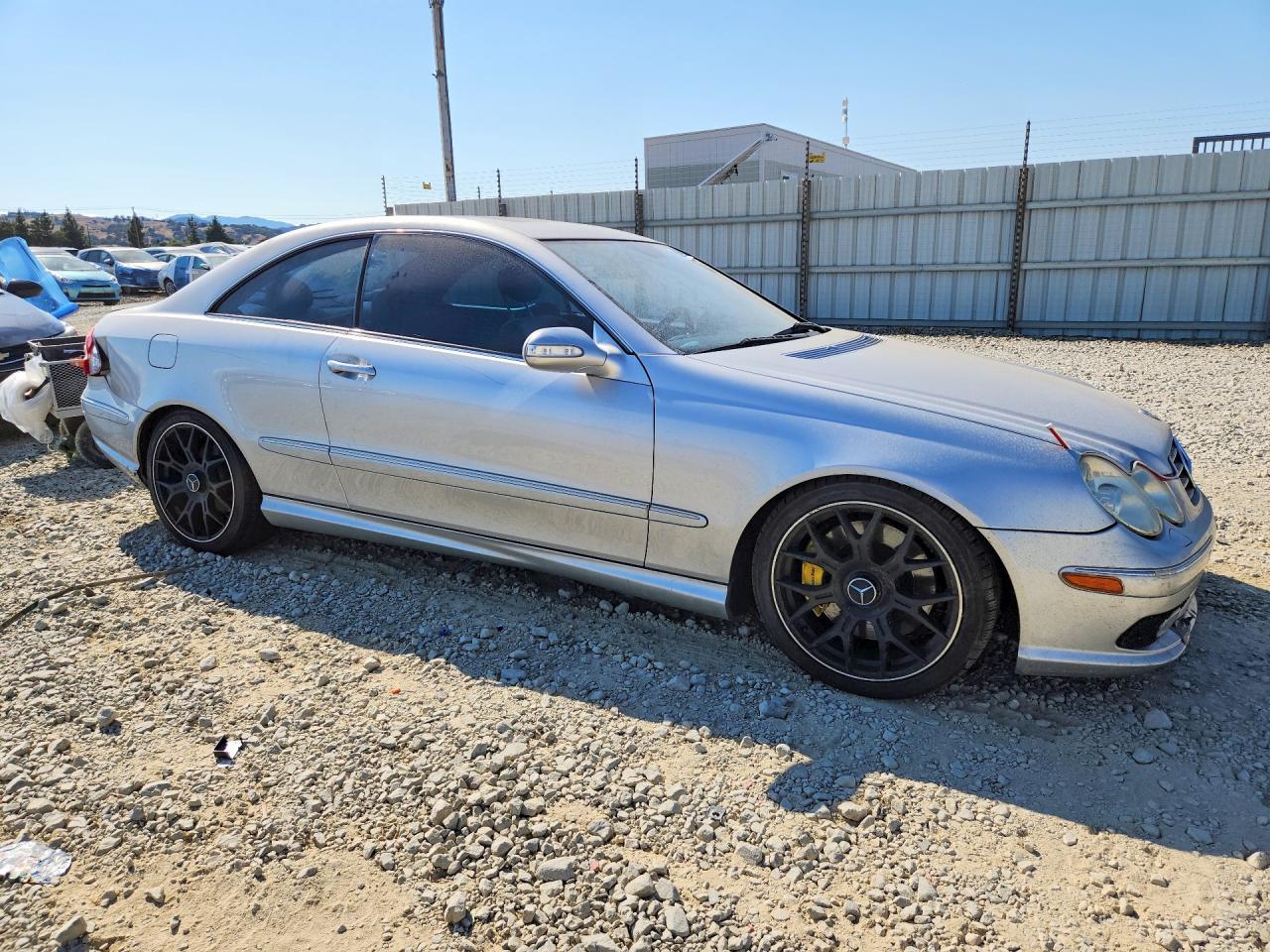 2005 Mercedes-benz Clk 500 Silver vin: WDBTJ75JX5F133694