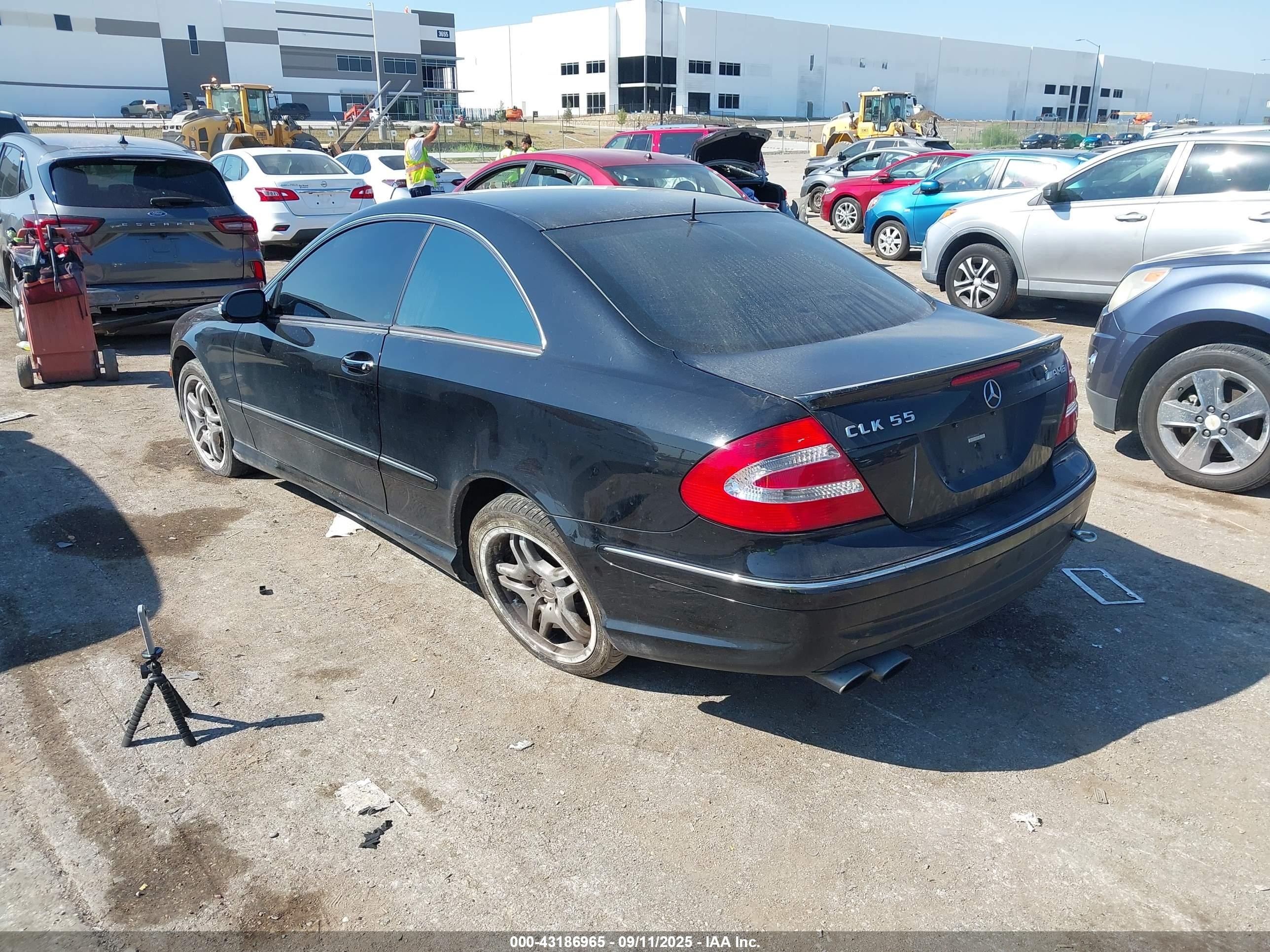 2003 Mercedes-benz Clk 55 Amg   Черный vin: WDBTJ76H83F035496