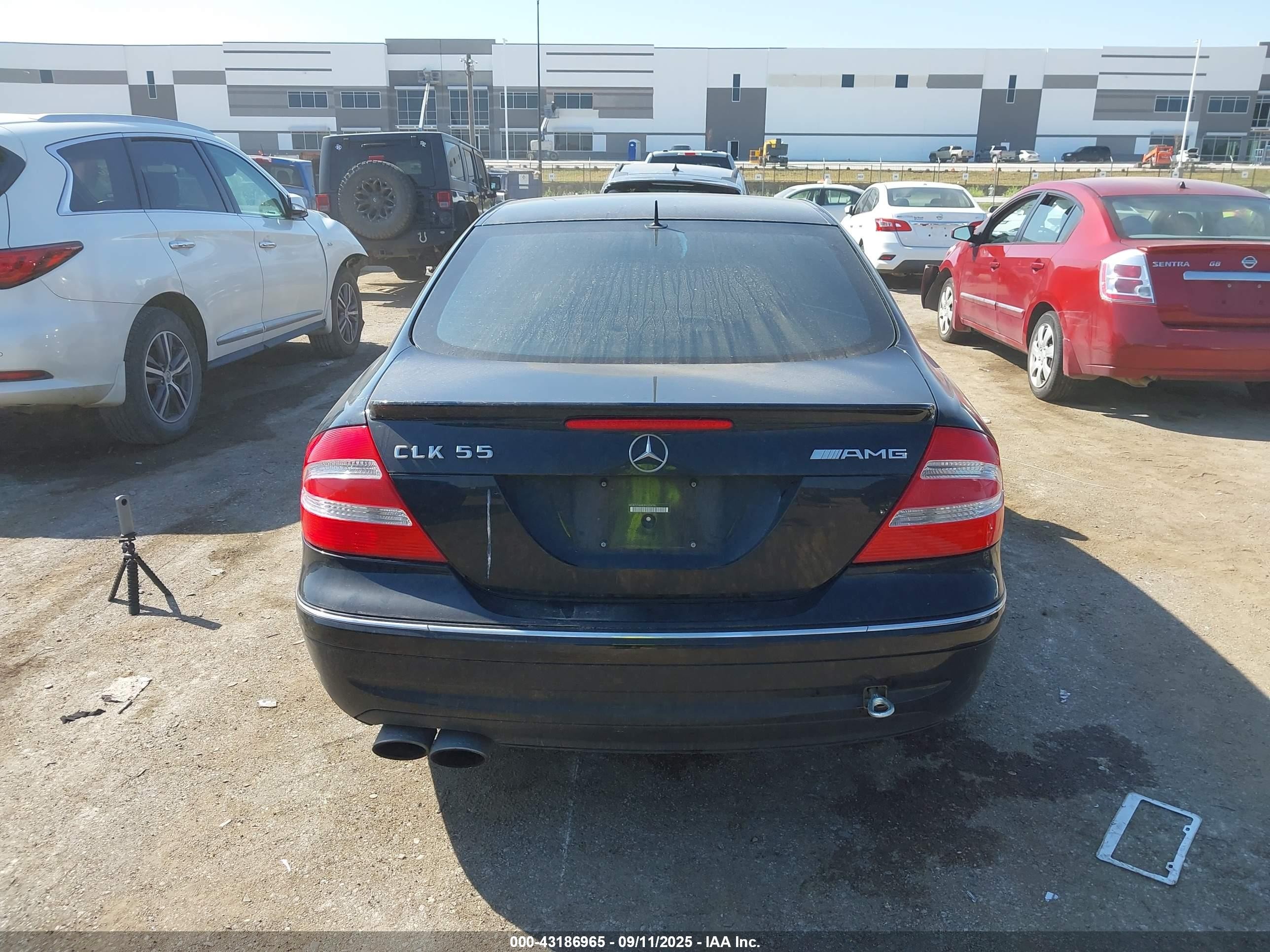 2003 Mercedes-benz Clk 55 Amg   Черный vin: WDBTJ76H83F035496