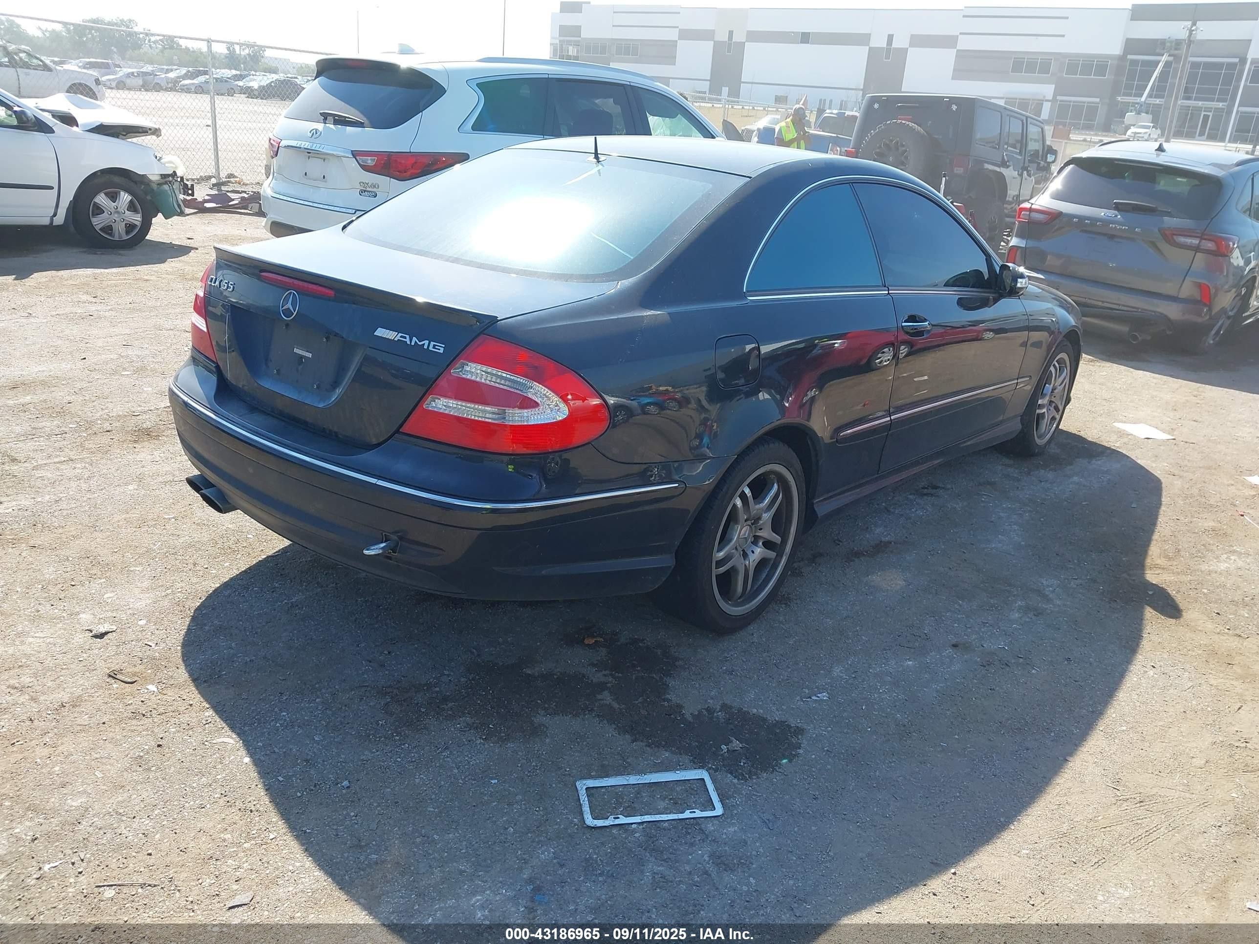 2003 Mercedes-benz Clk 55 Amg   Черный vin: WDBTJ76H83F035496