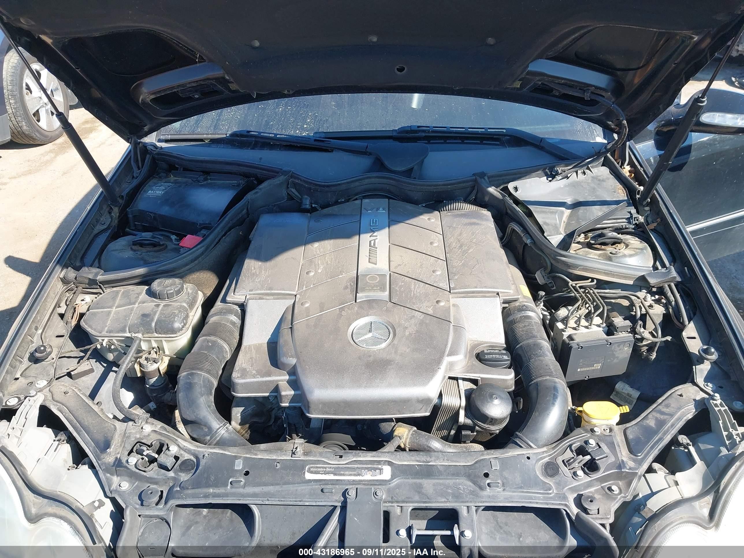 2003 Mercedes-benz Clk 55 Amg   Черный vin: WDBTJ76H83F035496