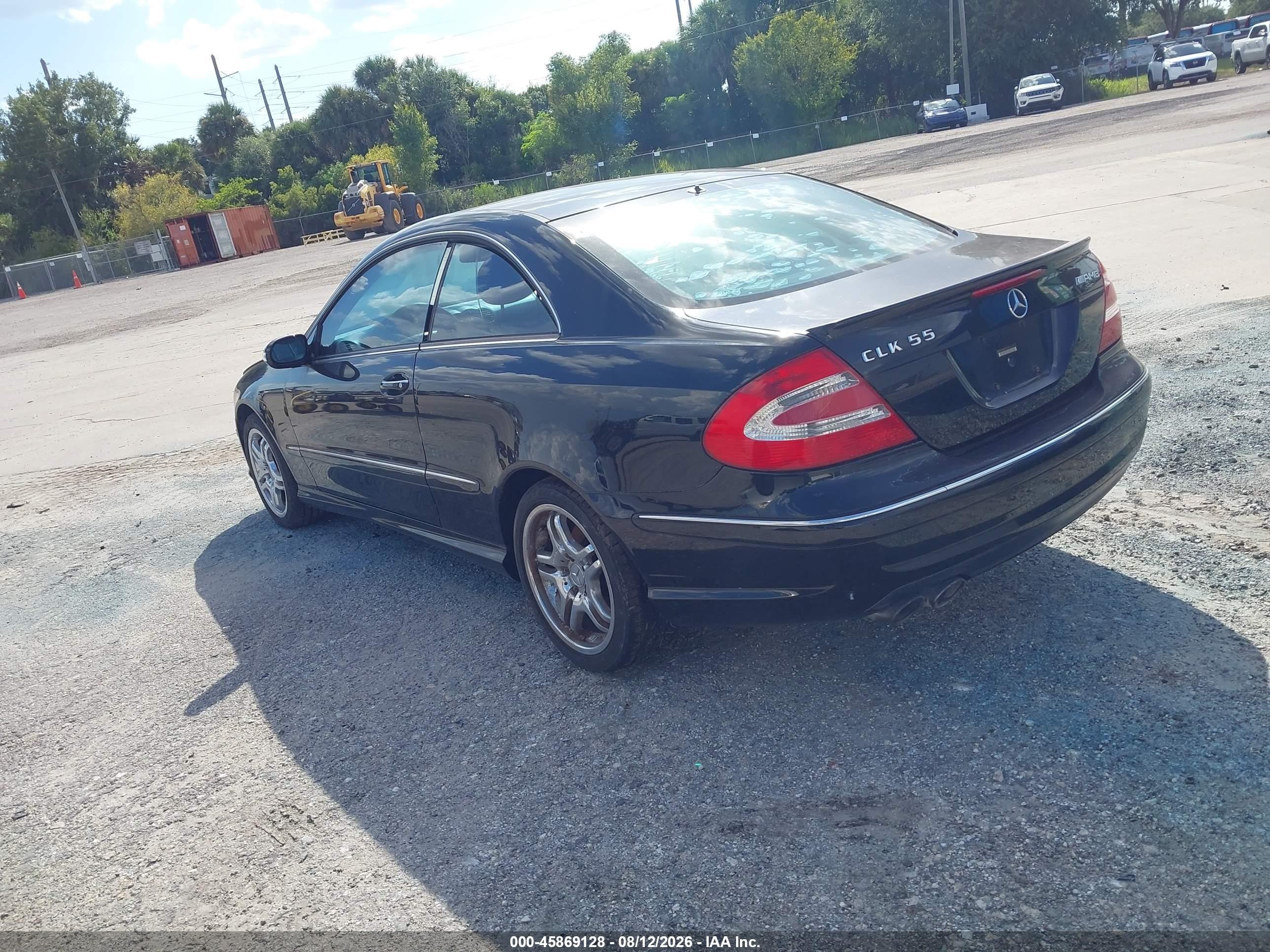2003 Mercedes-benz Clk 55 Amg   Black vin: WDBTJ76H83F056543