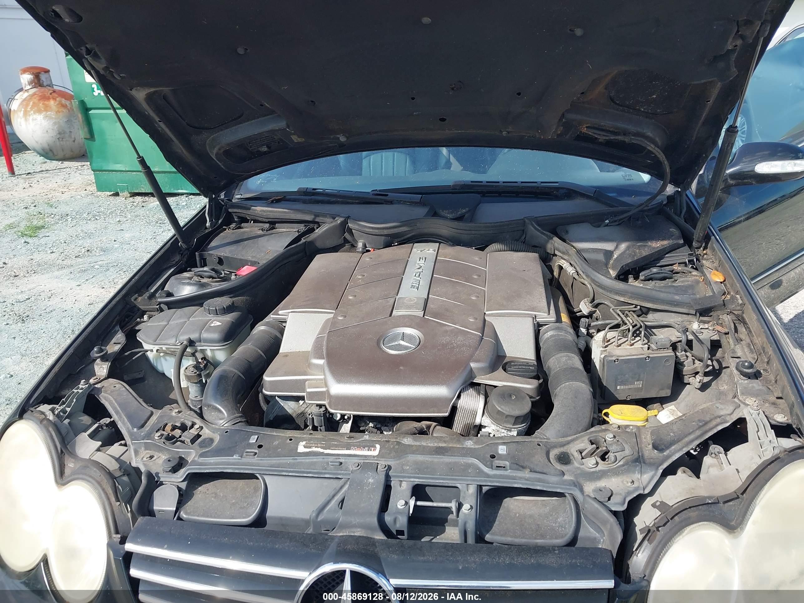 2003 Mercedes-benz Clk 55 Amg   Black vin: WDBTJ76H83F056543