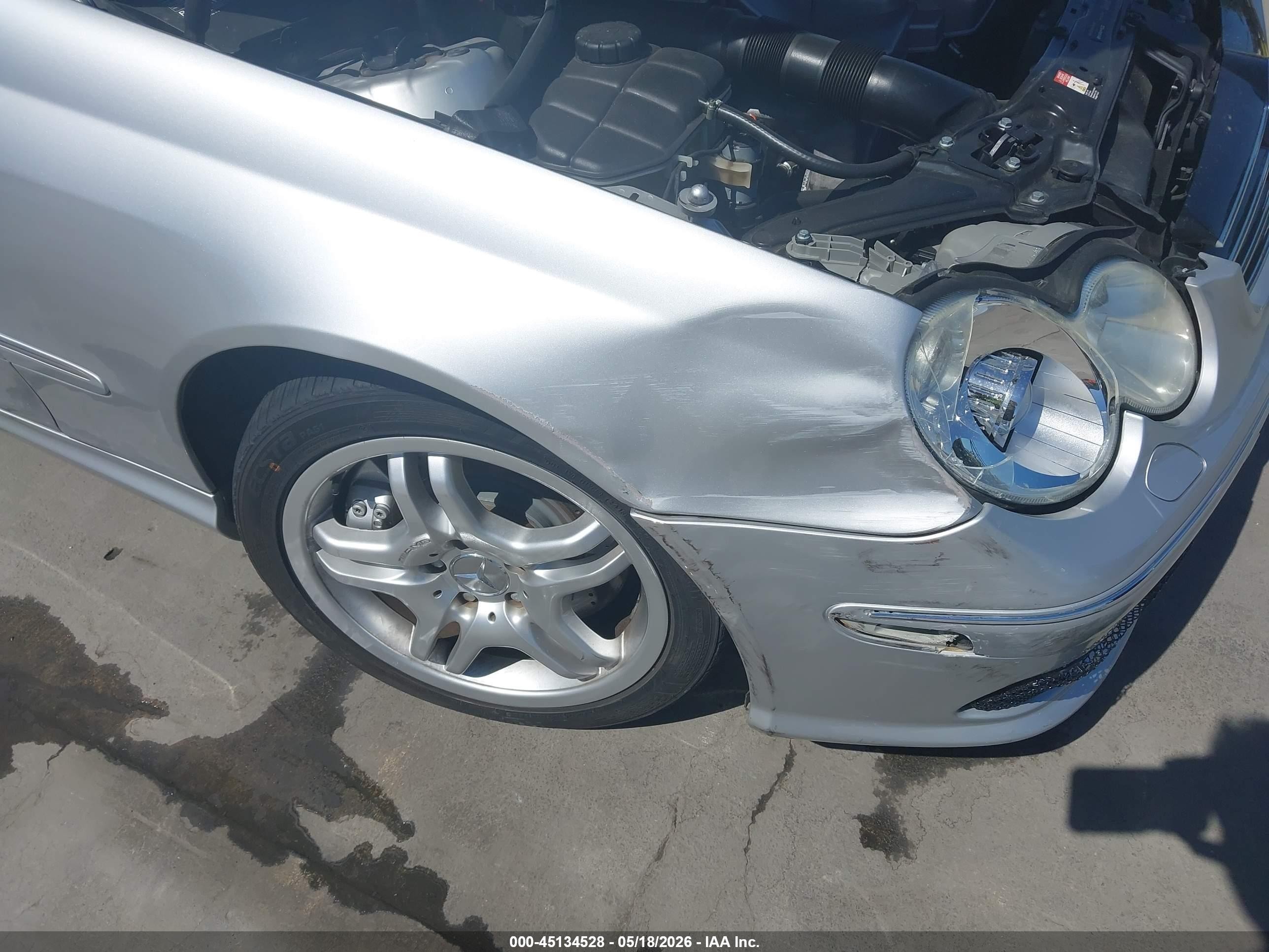 2003 Mercedes-benz Clk 55 Amg   Silver vin: WDBTJ76H93F049360