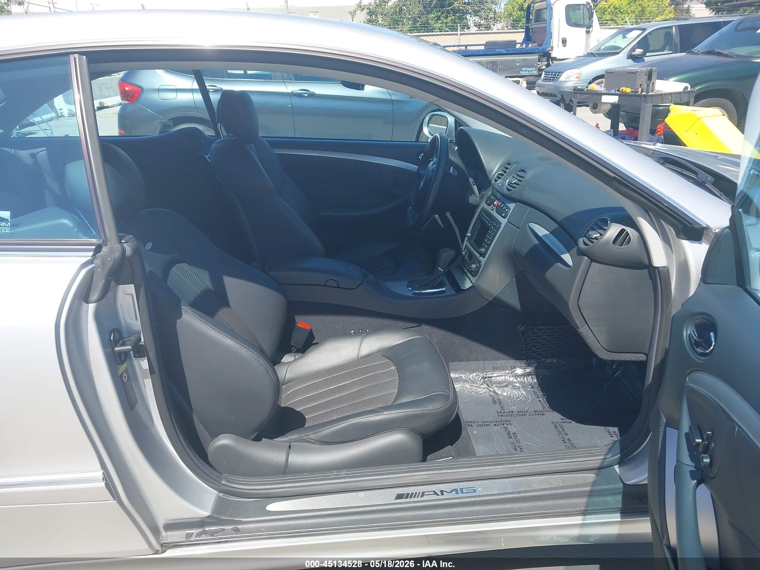 2003 Mercedes-benz Clk 55 Amg   Silver vin: WDBTJ76H93F049360