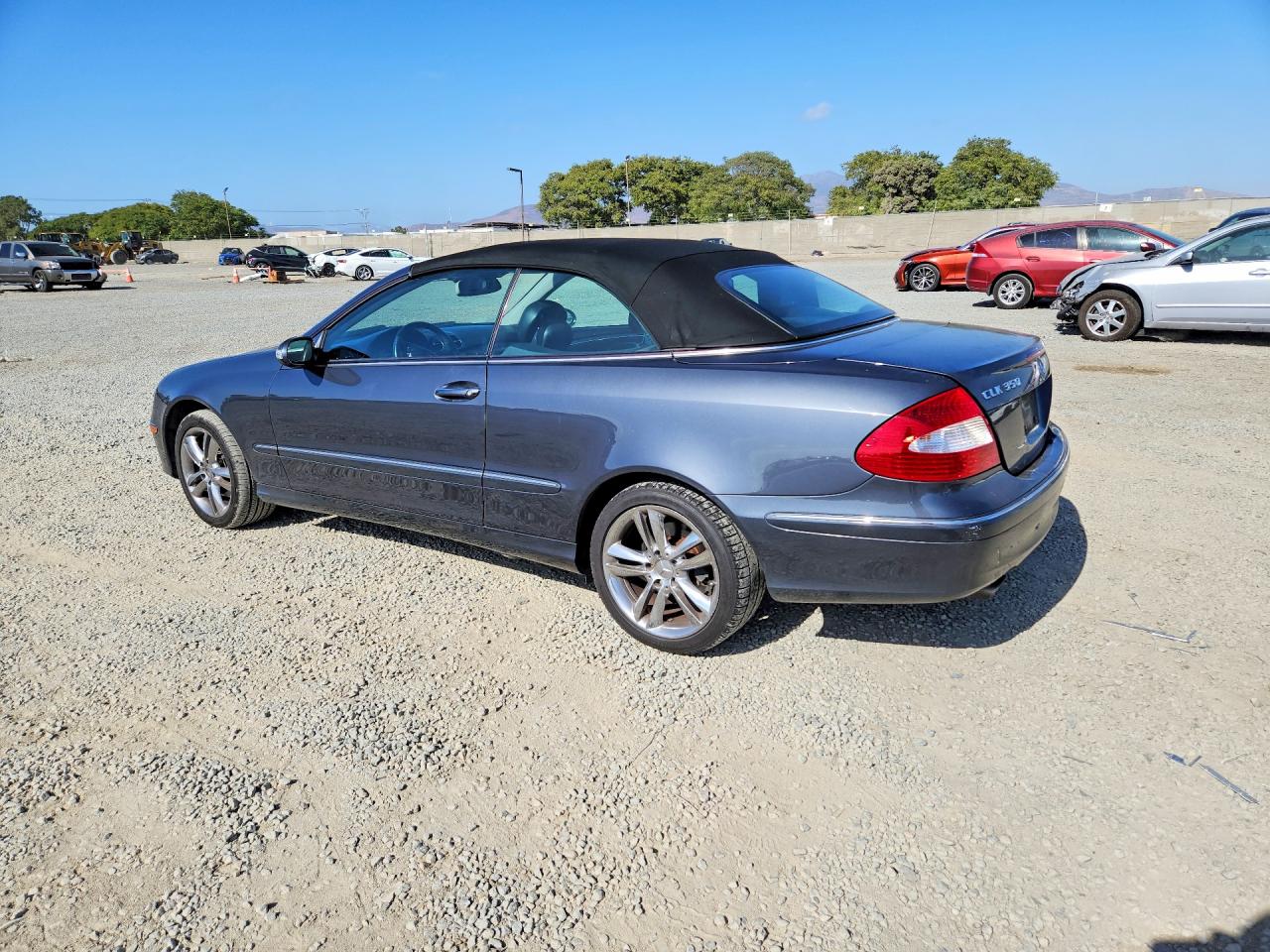 2008 Mercedes-benz Clk 350 Gray vin: WDBTK56F08T091389
