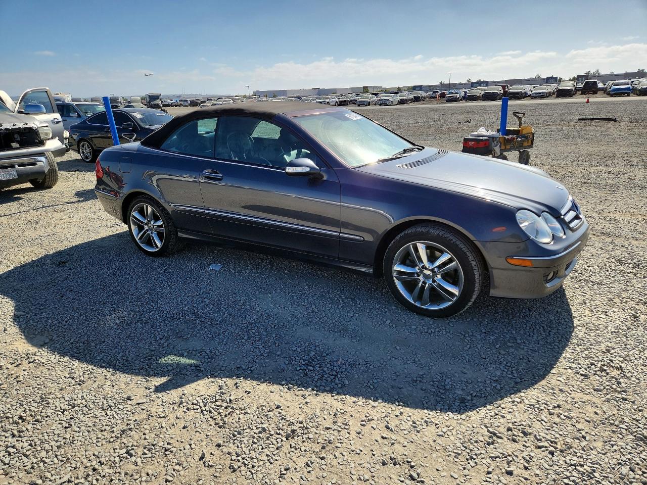 2008 Mercedes-benz Clk 350 Gray vin: WDBTK56F08T091389