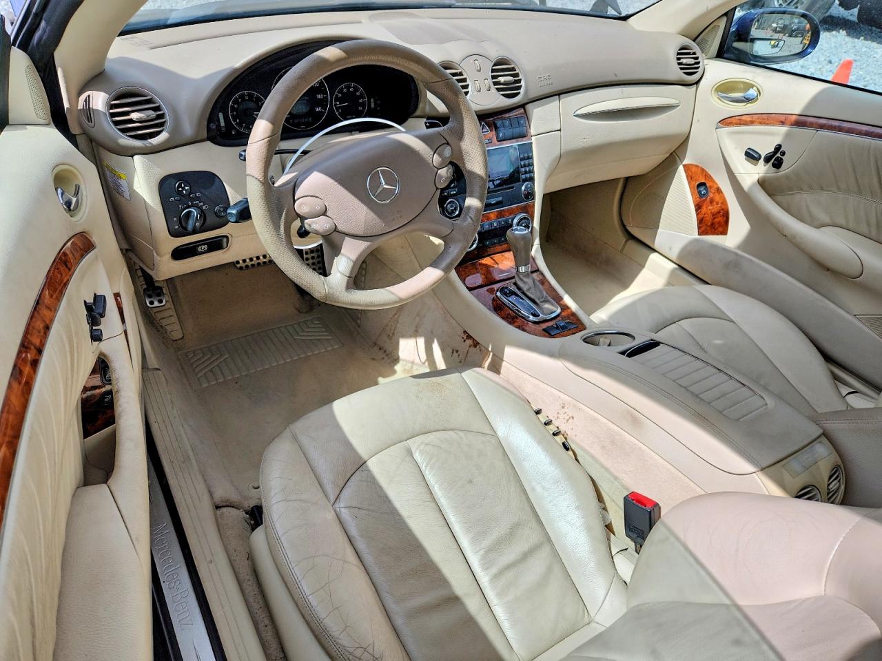 2009 Mercedes-benz Clk 350 Blue vin: WDBTK56F09T104997