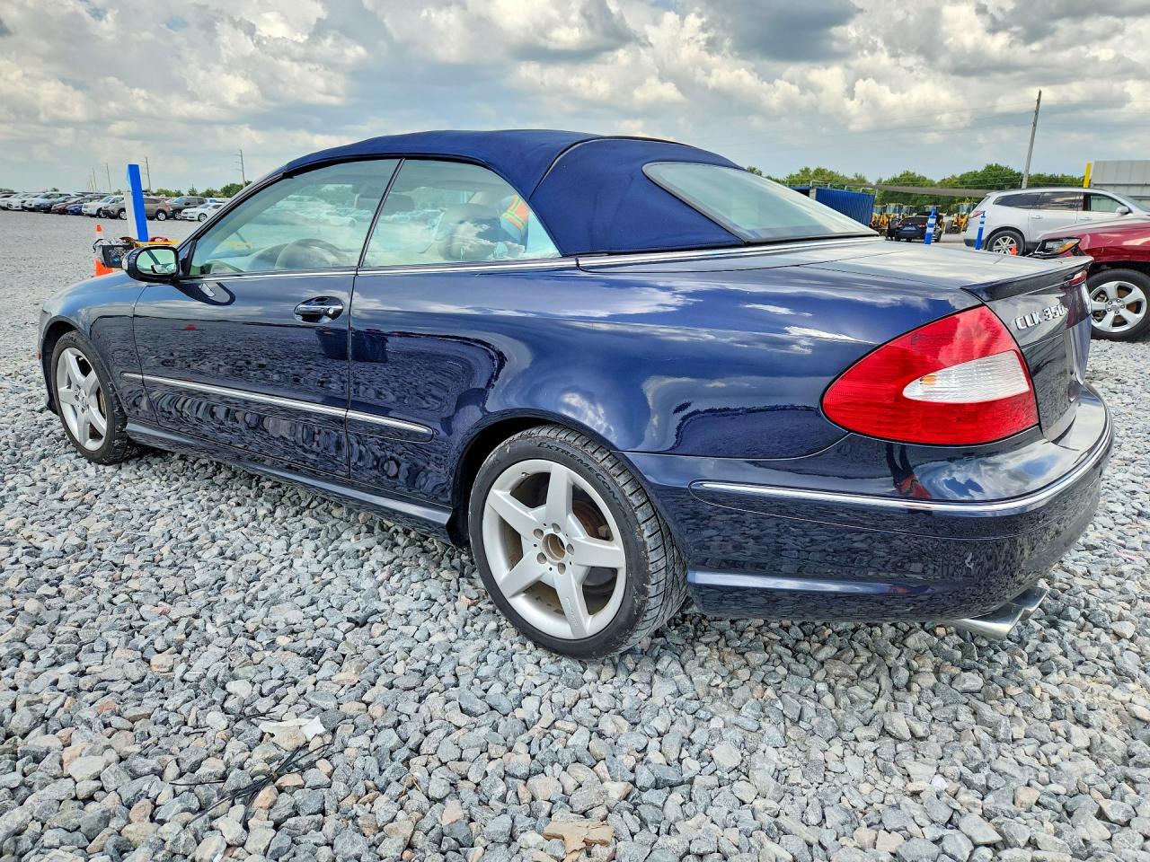 2009 Mercedes-benz Clk 350 Blue vin: WDBTK56F09T104997
