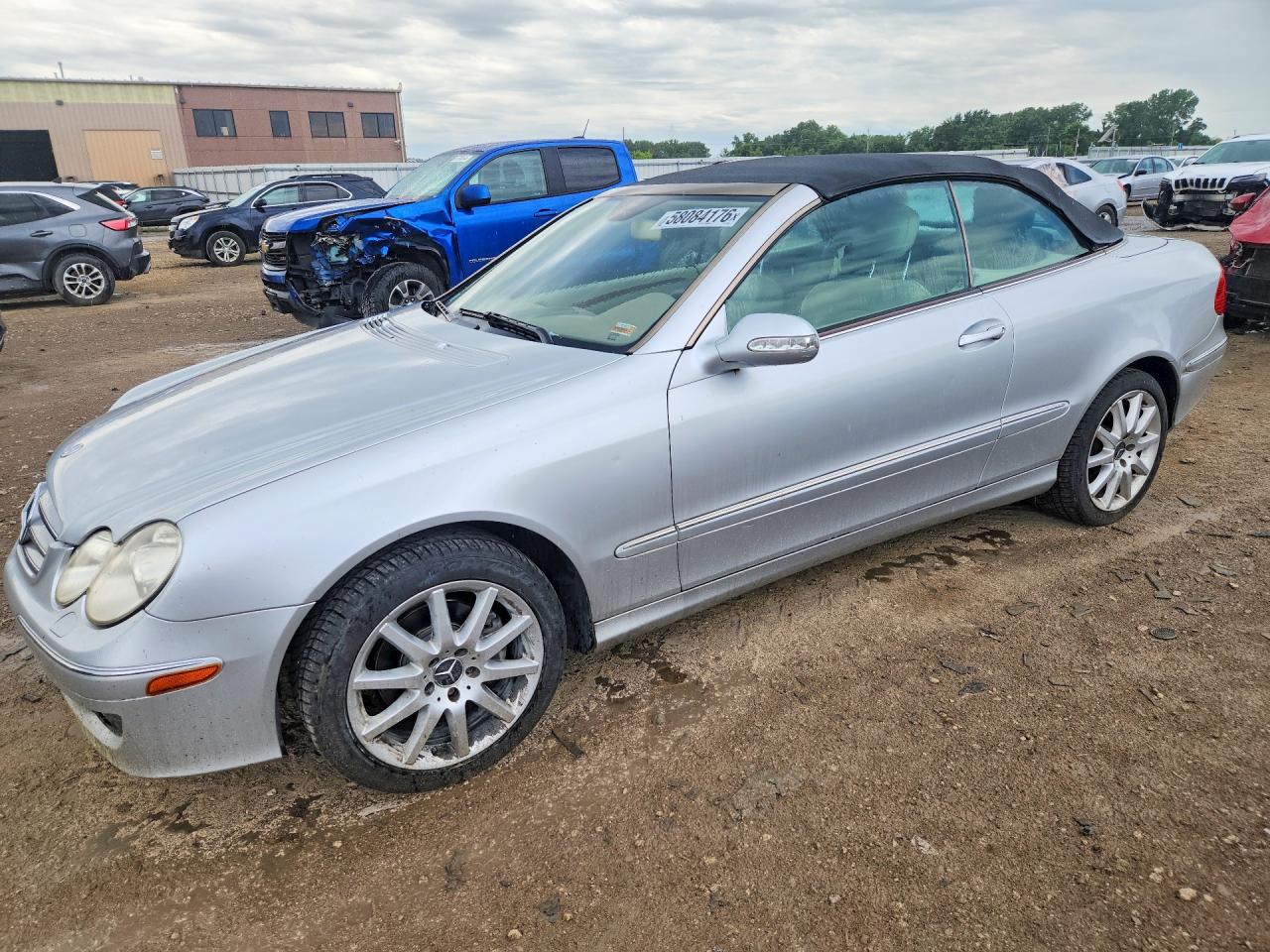 2007 Mercedes-benz Clk 350 Silver vin: WDBTK56F17T077838
