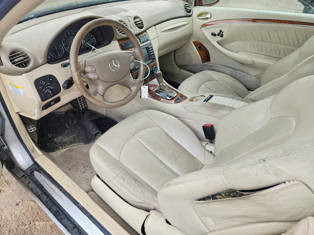 2007 Mercedes-benz Clk 350 Серебряный vin: WDBTK56F17T077838