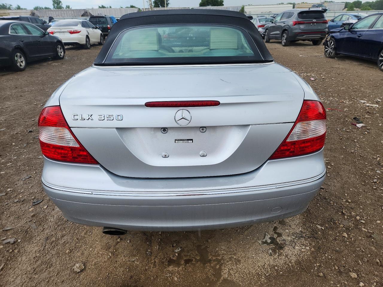2007 Mercedes-benz Clk 350 Серебряный vin: WDBTK56F17T077838