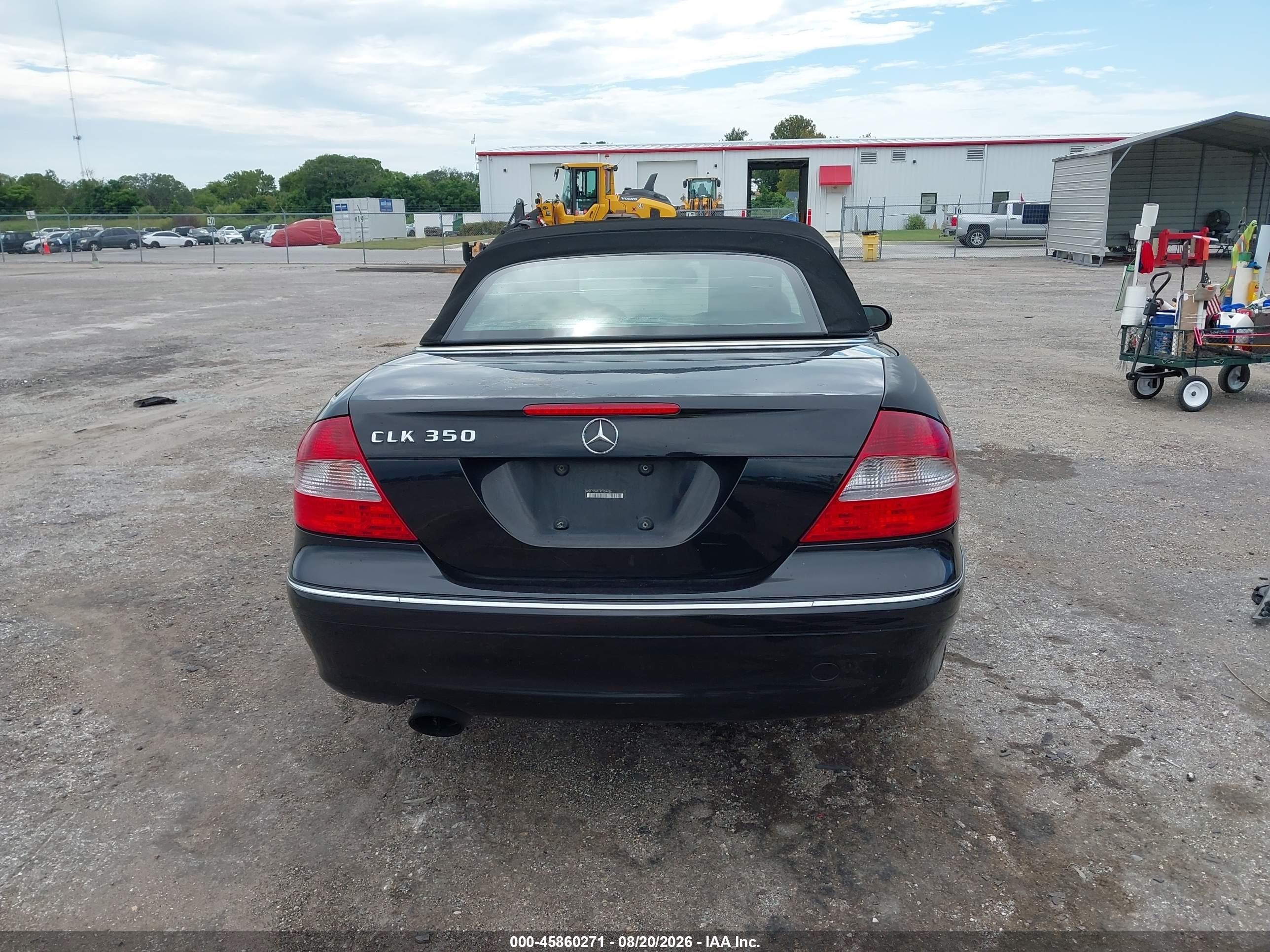 2009 Mercedes-benz Clk 350 Черный vin: WDBTK56F19T104426