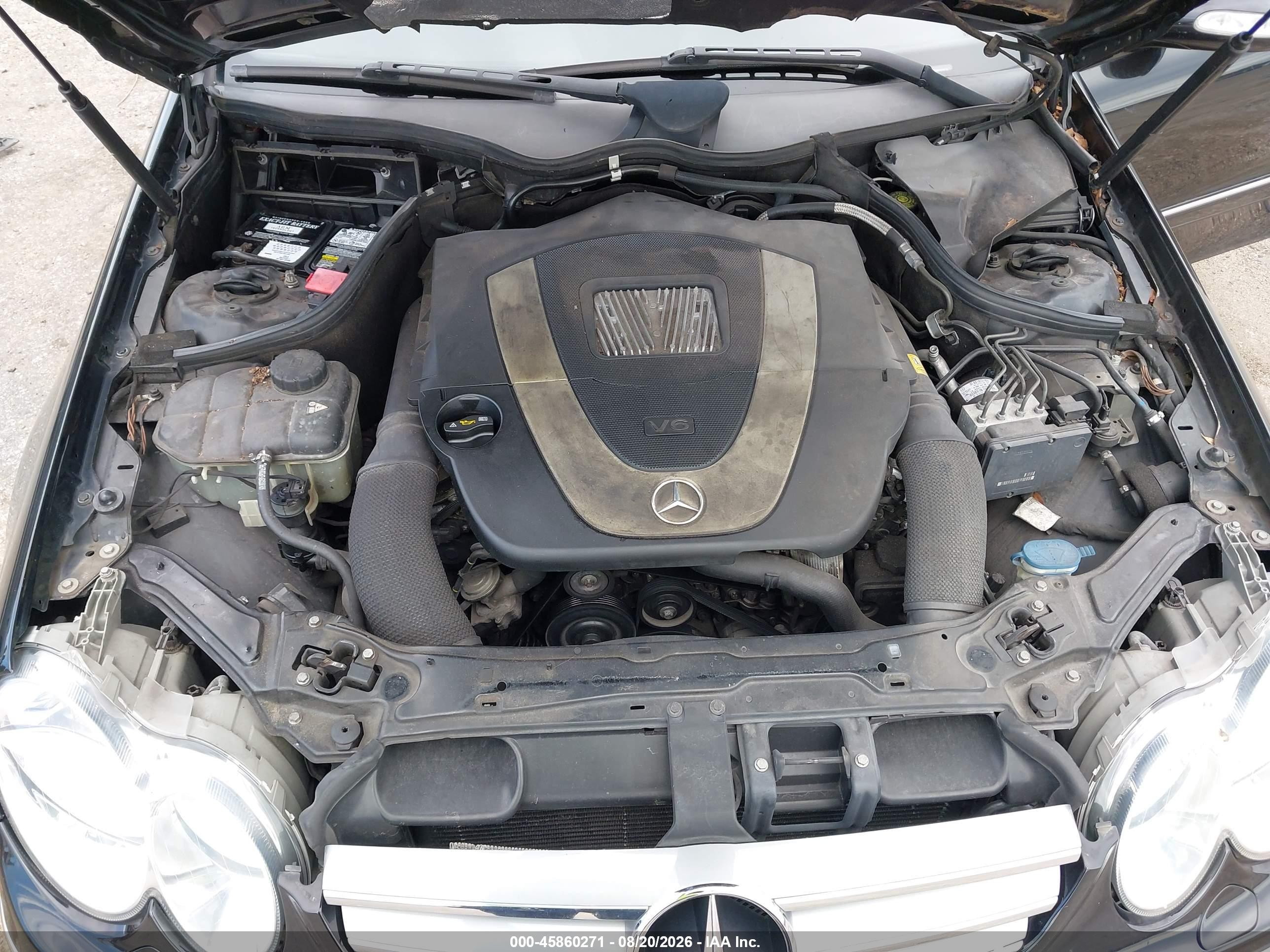 2009 Mercedes-benz Clk 350 Черный vin: WDBTK56F19T104426