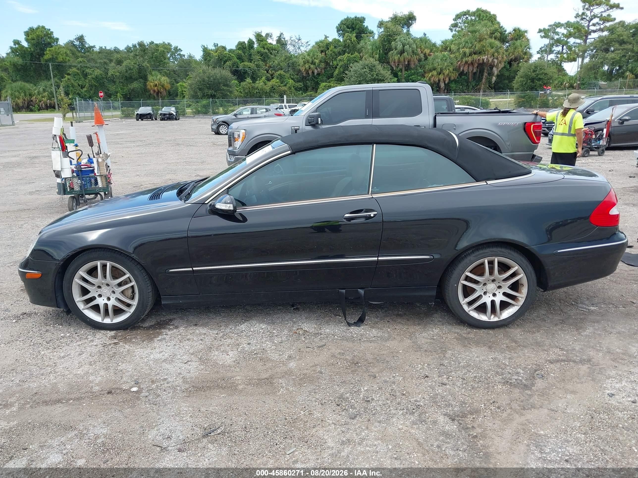 2009 Mercedes-benz Clk 350 Черный vin: WDBTK56F19T104426