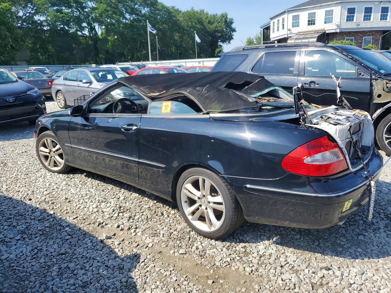 2007 Mercedes-benz Clk 350 Black vin: WDBTK56F27T080604