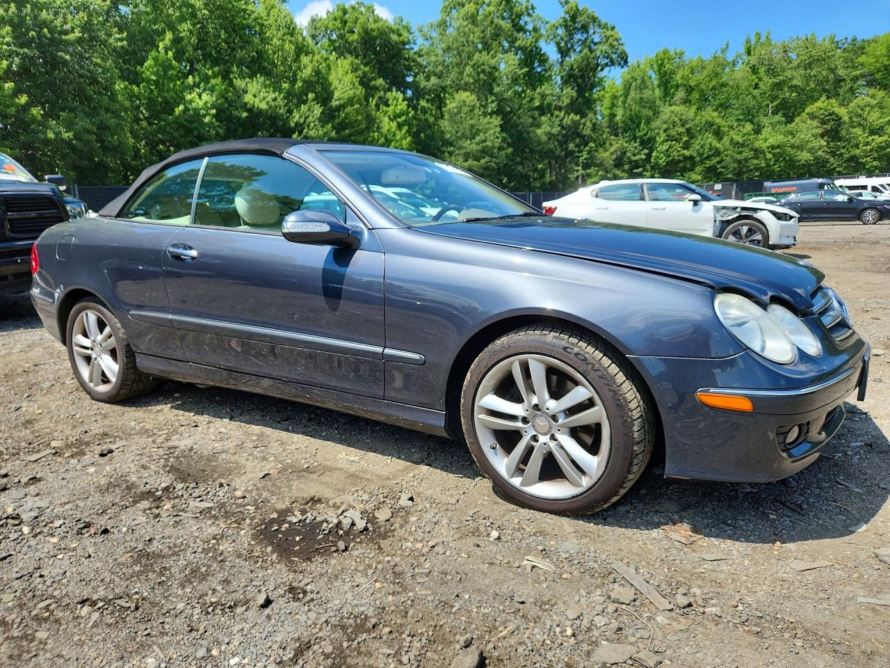 2008 Mercedes-benz Clk 350 Charcoal vin: WDBTK56F28F249505