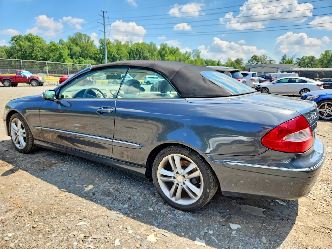 2008 Mercedes-benz Clk 350 Charcoal vin: WDBTK56F28F249505