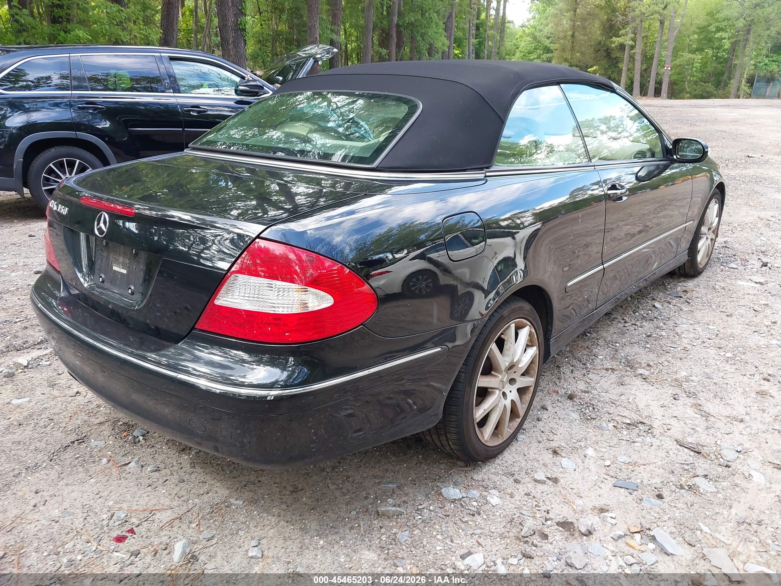 2007 Mercedes-benz Clk 350   Черный vin: WDBTK56F37F218505