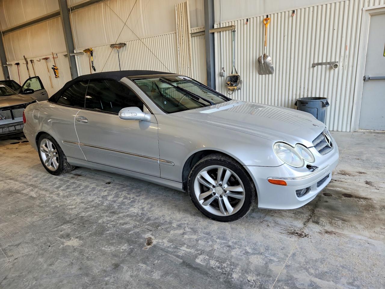 2008 Mercedes-benz Clk 350 Silver vin: WDBTK56F38F247553