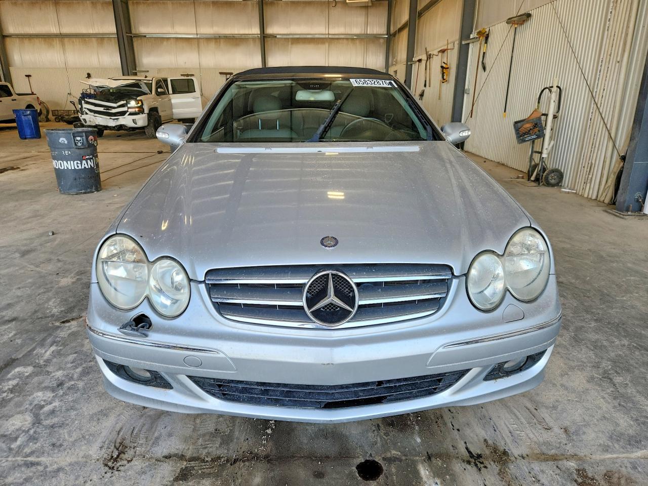 2008 Mercedes-benz Clk 350 Silver vin: WDBTK56F38F247553