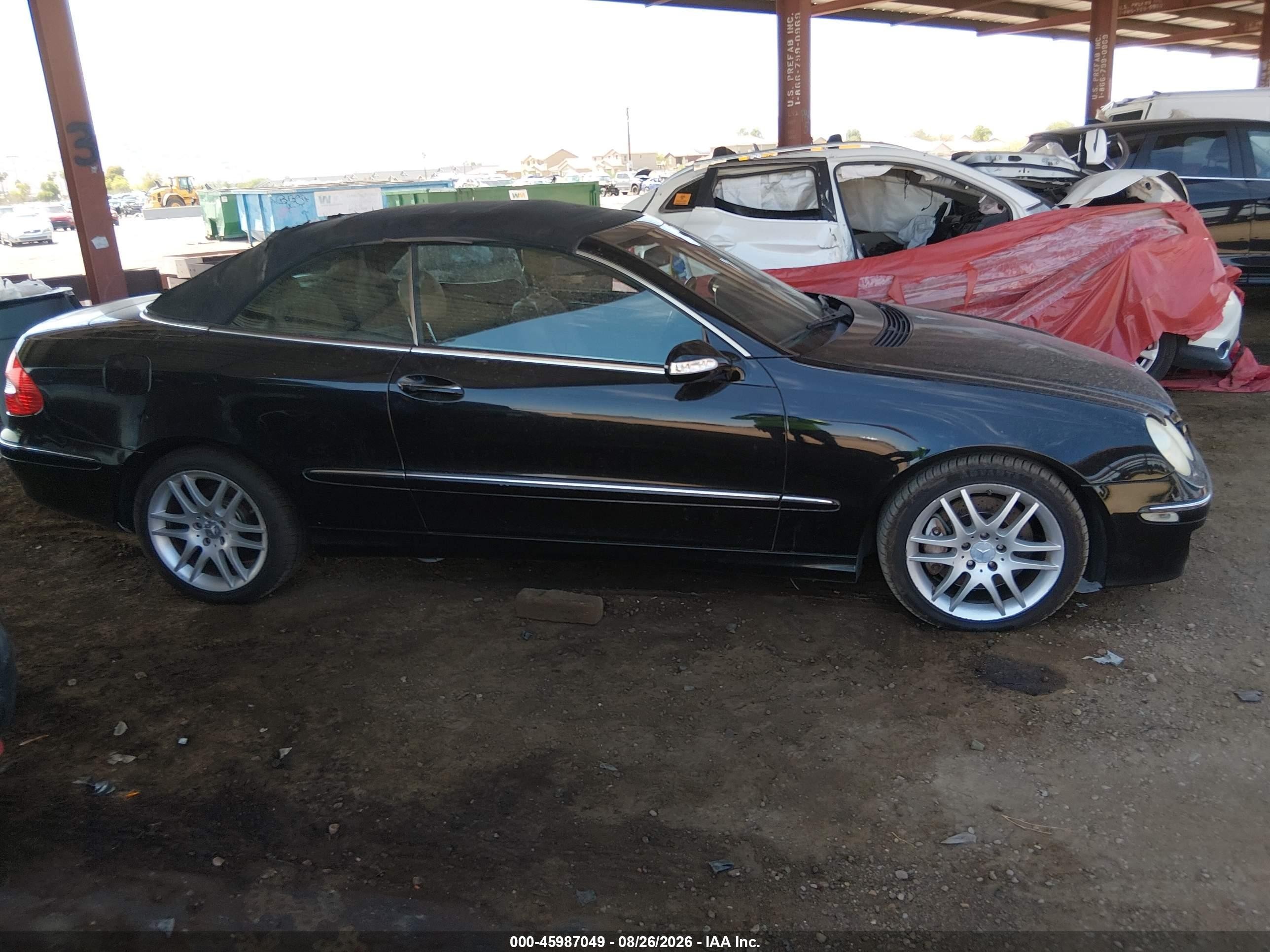 2009 Mercedes-benz Clk 350   Black vin: WDBTK56F39F263088