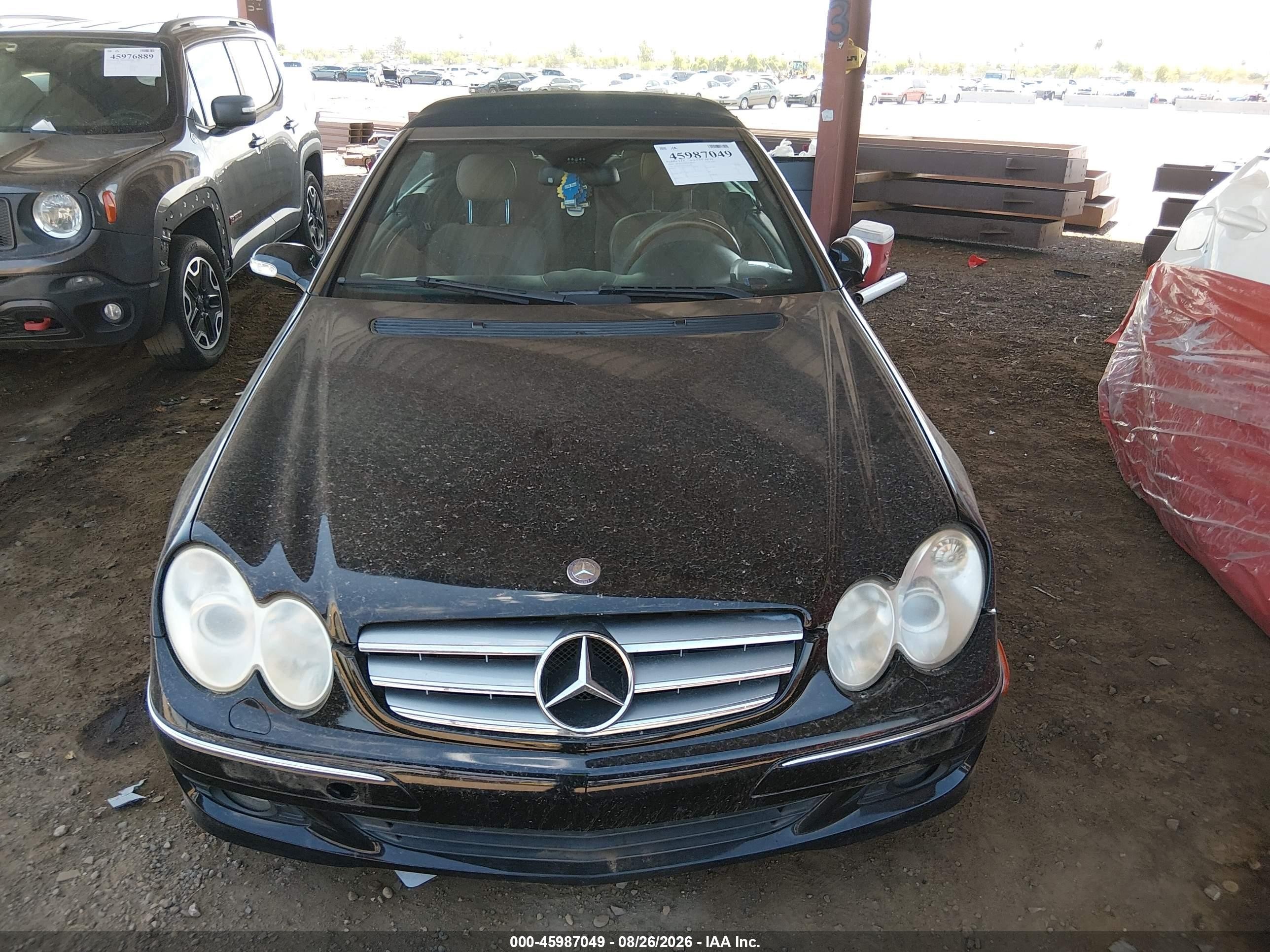 2009 Mercedes-benz Clk 350   Black vin: WDBTK56F39F263088