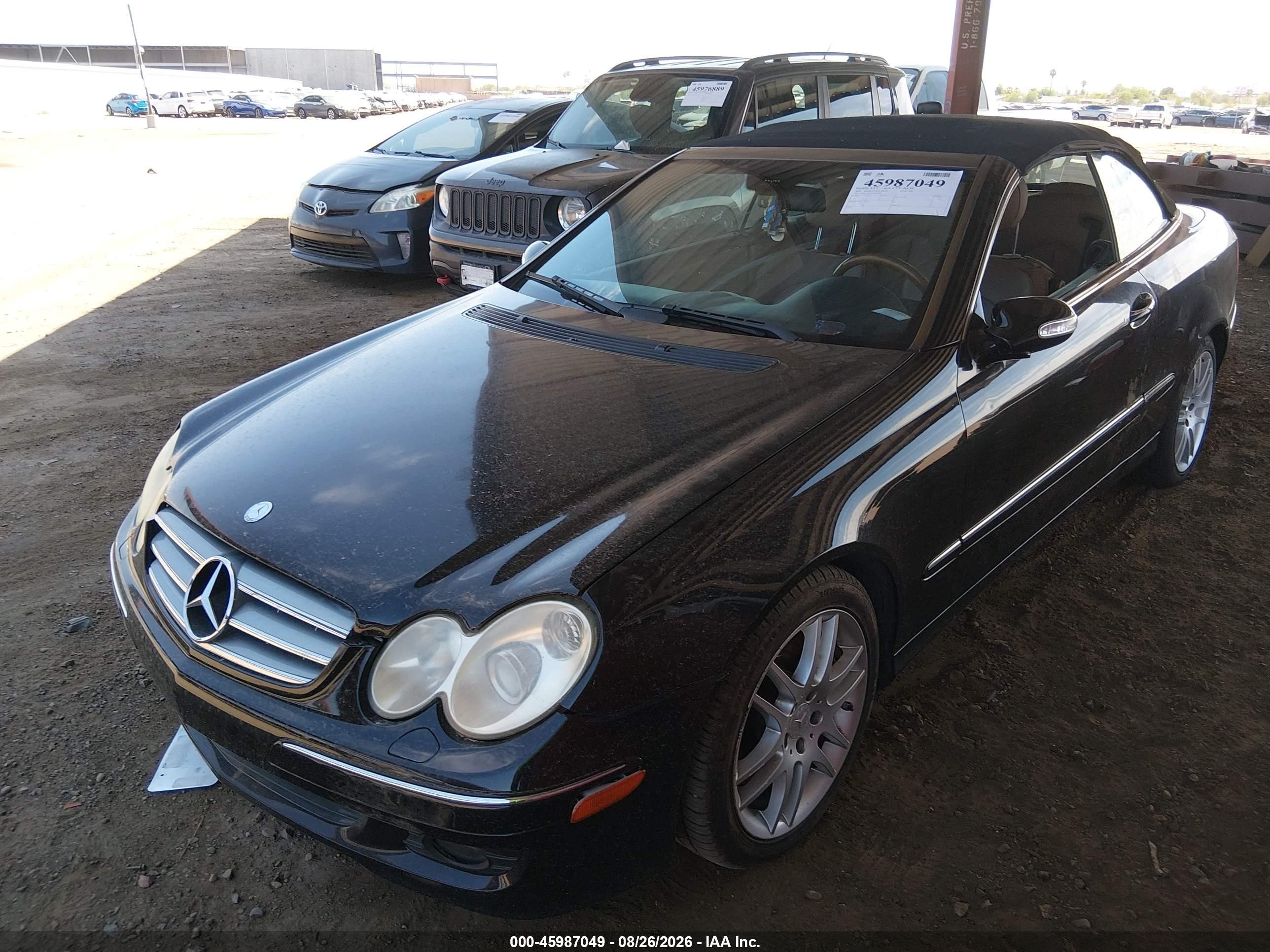 2009 Mercedes-benz Clk 350   Black vin: WDBTK56F39F263088