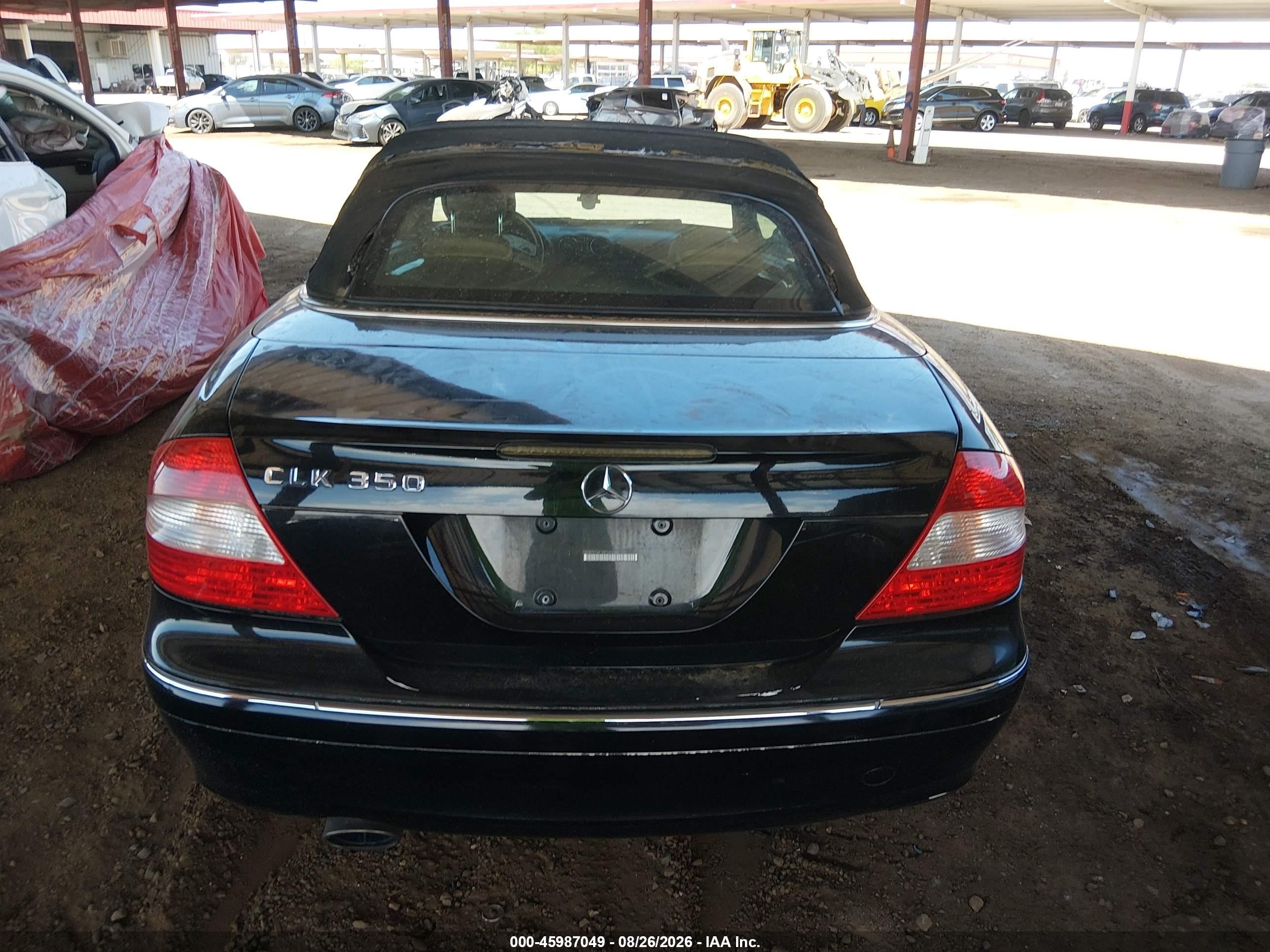 2009 Mercedes-benz Clk 350   Black vin: WDBTK56F39F263088