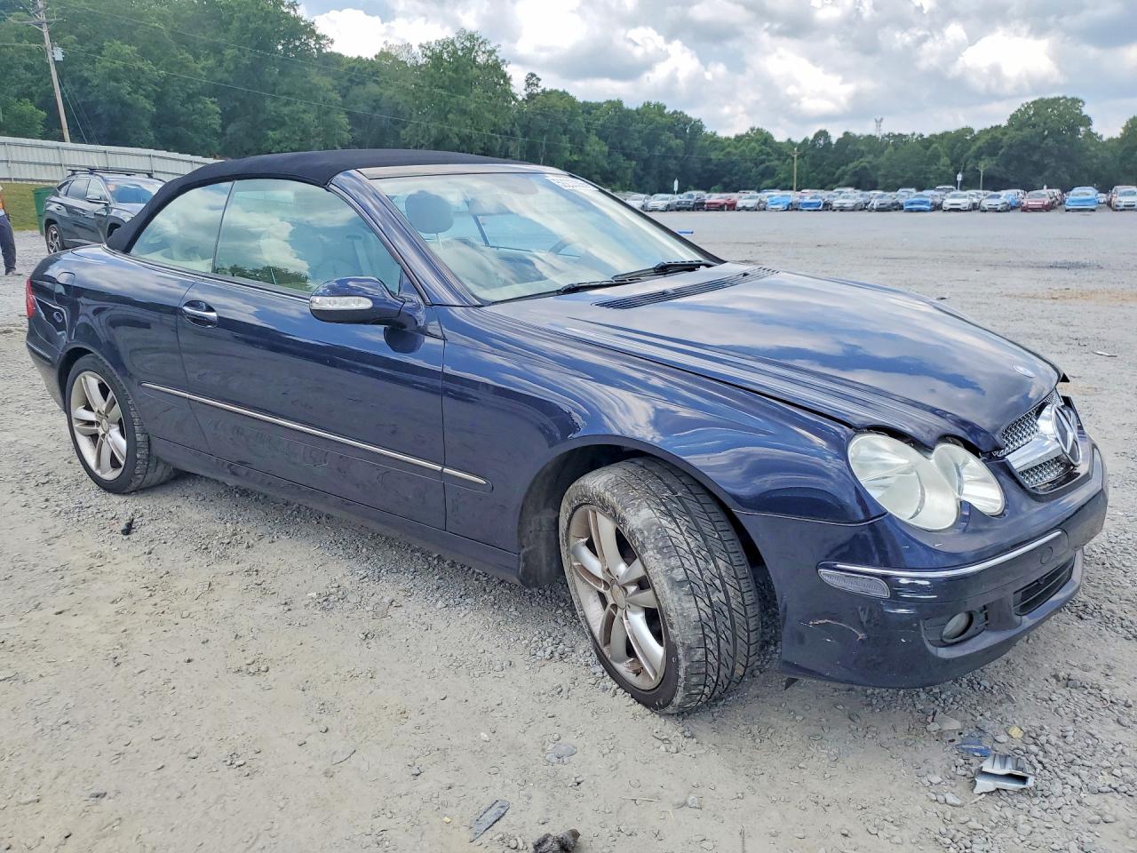 2009 Mercedes-benz Clk 350 Blue vin: WDBTK56F39T108820
