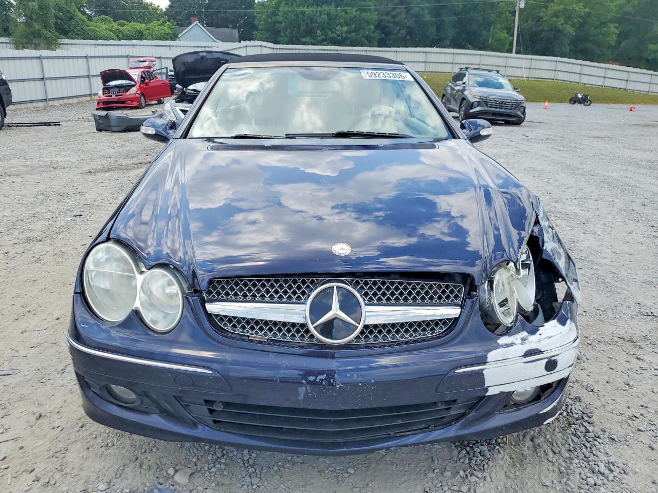 2009 Mercedes-benz Clk 350 Blue vin: WDBTK56F39T108820
