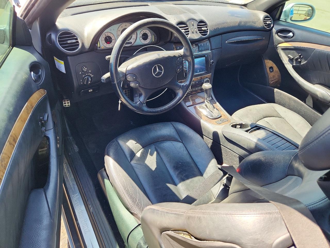 2007 Mercedes-benz Clk 350 Blue vin: WDBTK56F47F212454