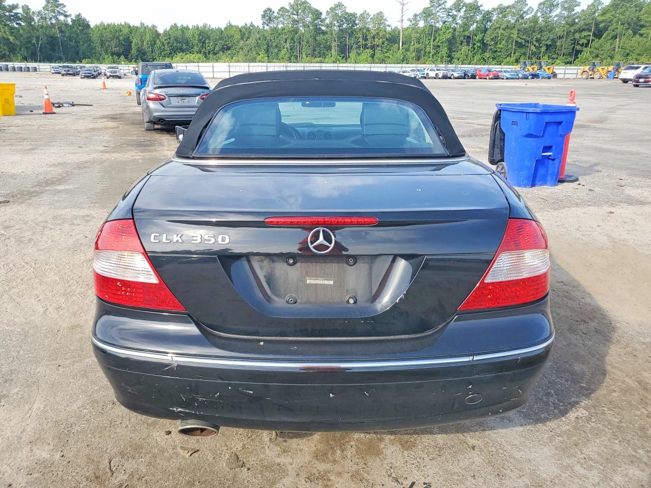 2007 Mercedes-benz Clk 350 Black vin: WDBTK56F47T086615