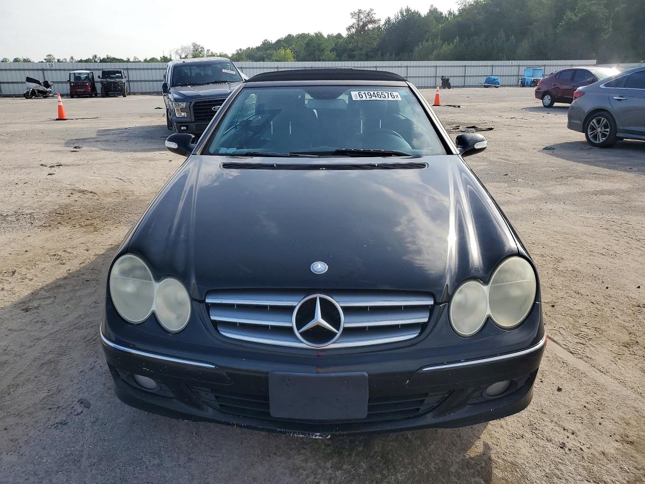2007 Mercedes-benz Clk 350 Black vin: WDBTK56F47T086615