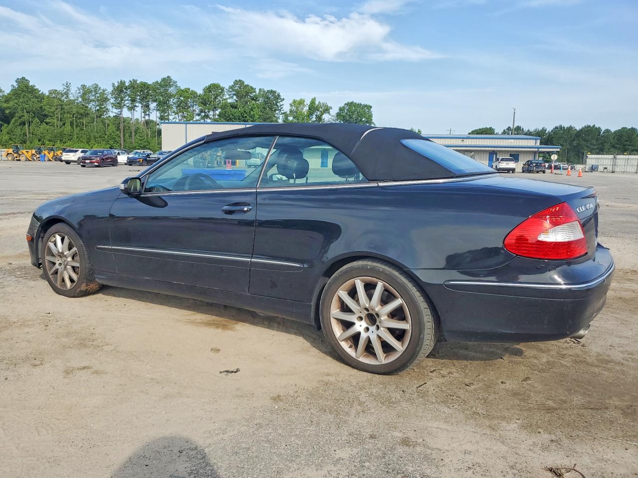 2007 Mercedes-benz Clk 350 Black vin: WDBTK56F47T086615